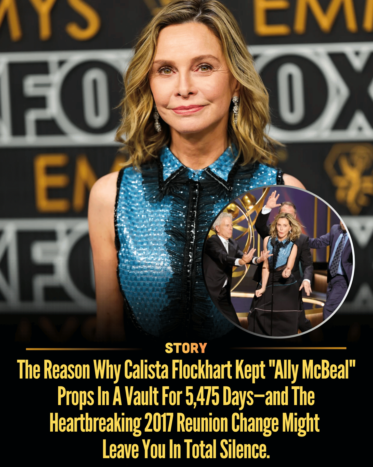The Reason Why Calista Flockhart Kept “Ally McBeal” Props In A Vault For 5,475 Days—and The Heartbreaking 2017 Reunion Change Might Leave You In Total Silence.