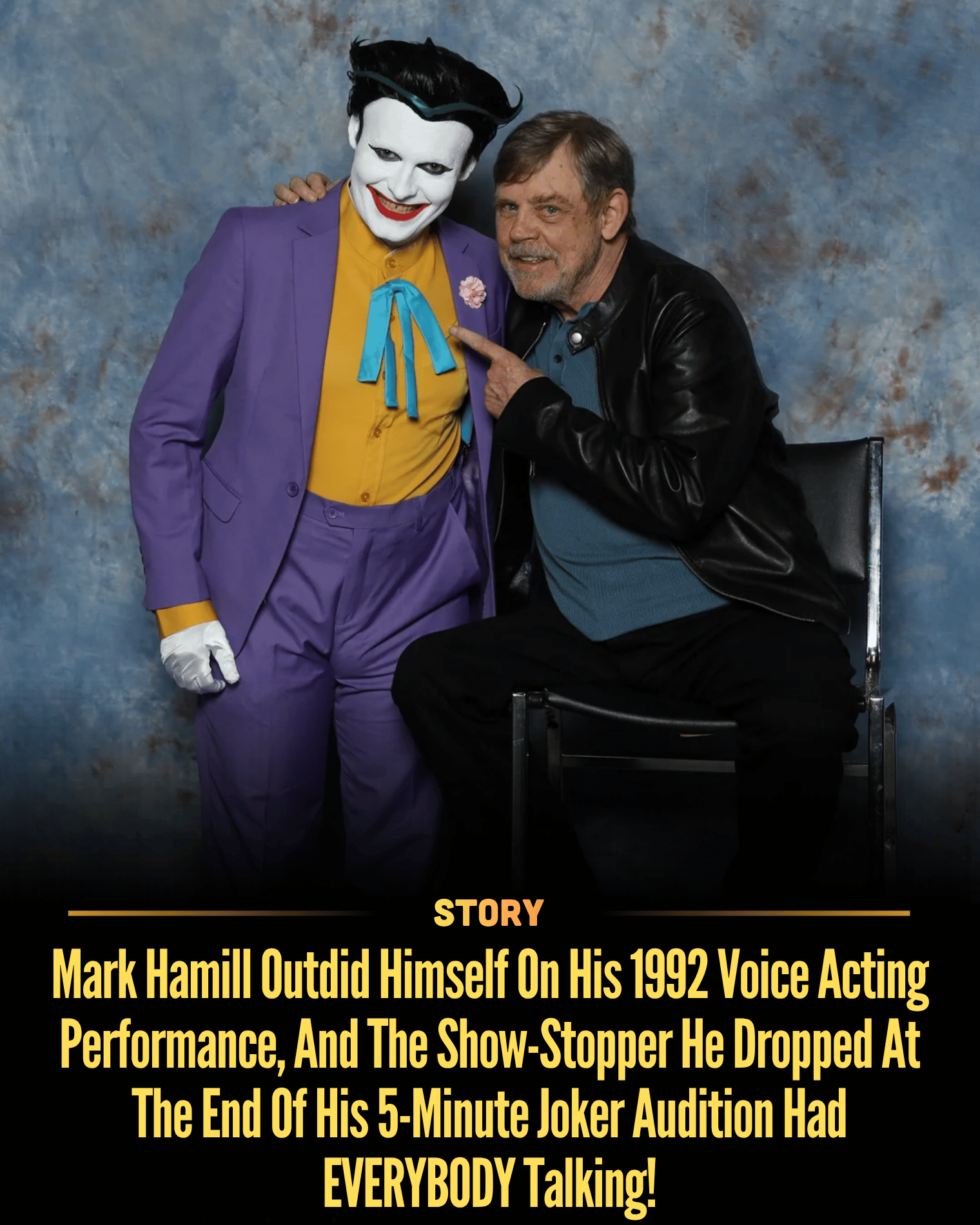 Mark Hamill Outdid Himself On His 1992 Voice Acting Performance, And The Show-Stopper He Dropped At The End Of His 5-Minute Joker Audition Had EVERYBODY Talking!