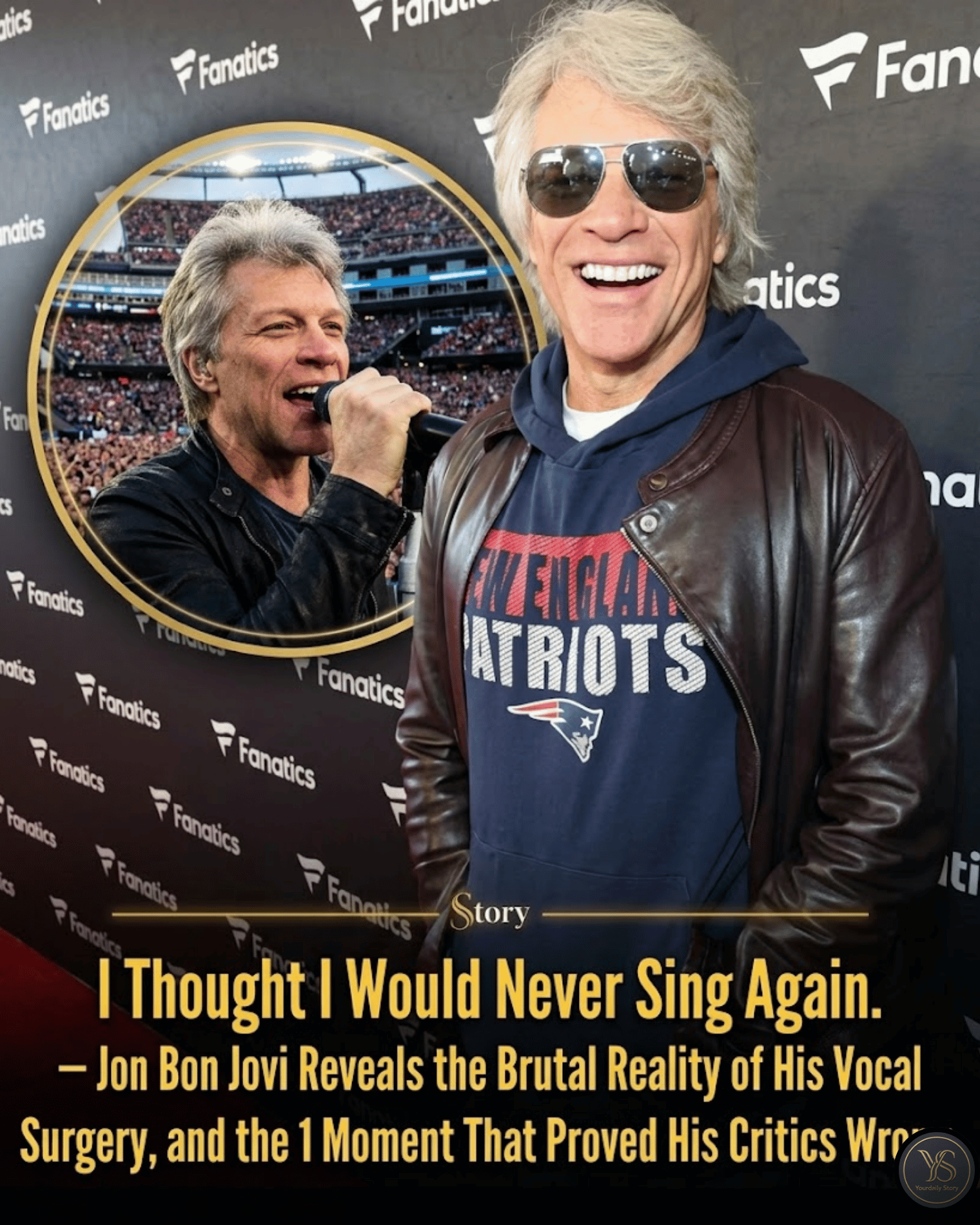 “I Thought I Would Never Sing Again.” — Jon Bon Jovi Reveals the Brutal Reality of His Vocal Surgery, and the 1 Moment That Proved His Critics Wrong.