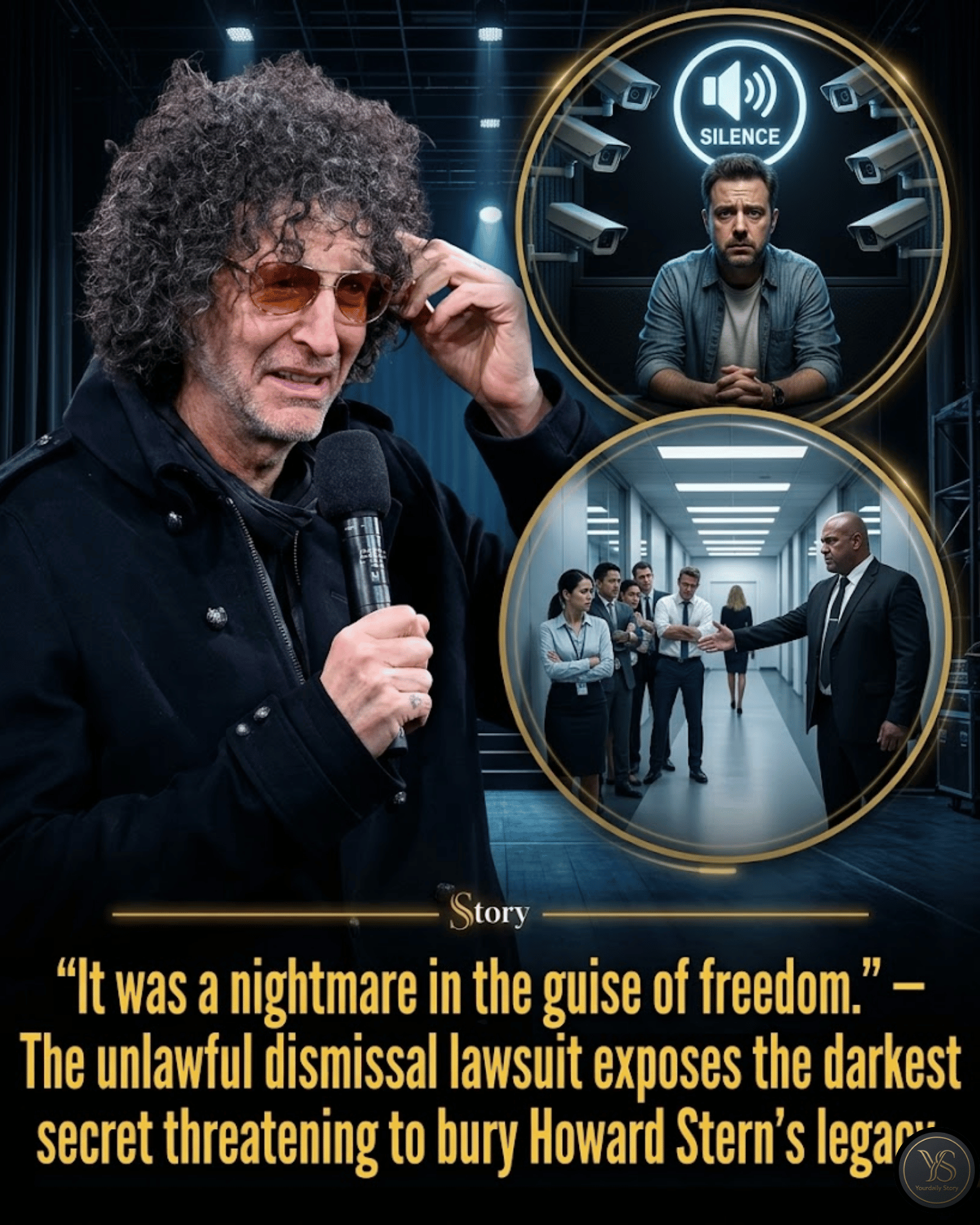 “It was a nightmare in the guise of freedom.” — The unlawful dismissal lawsuit exposes the darkest secret threatening to bury Howard Stern’s legacy.