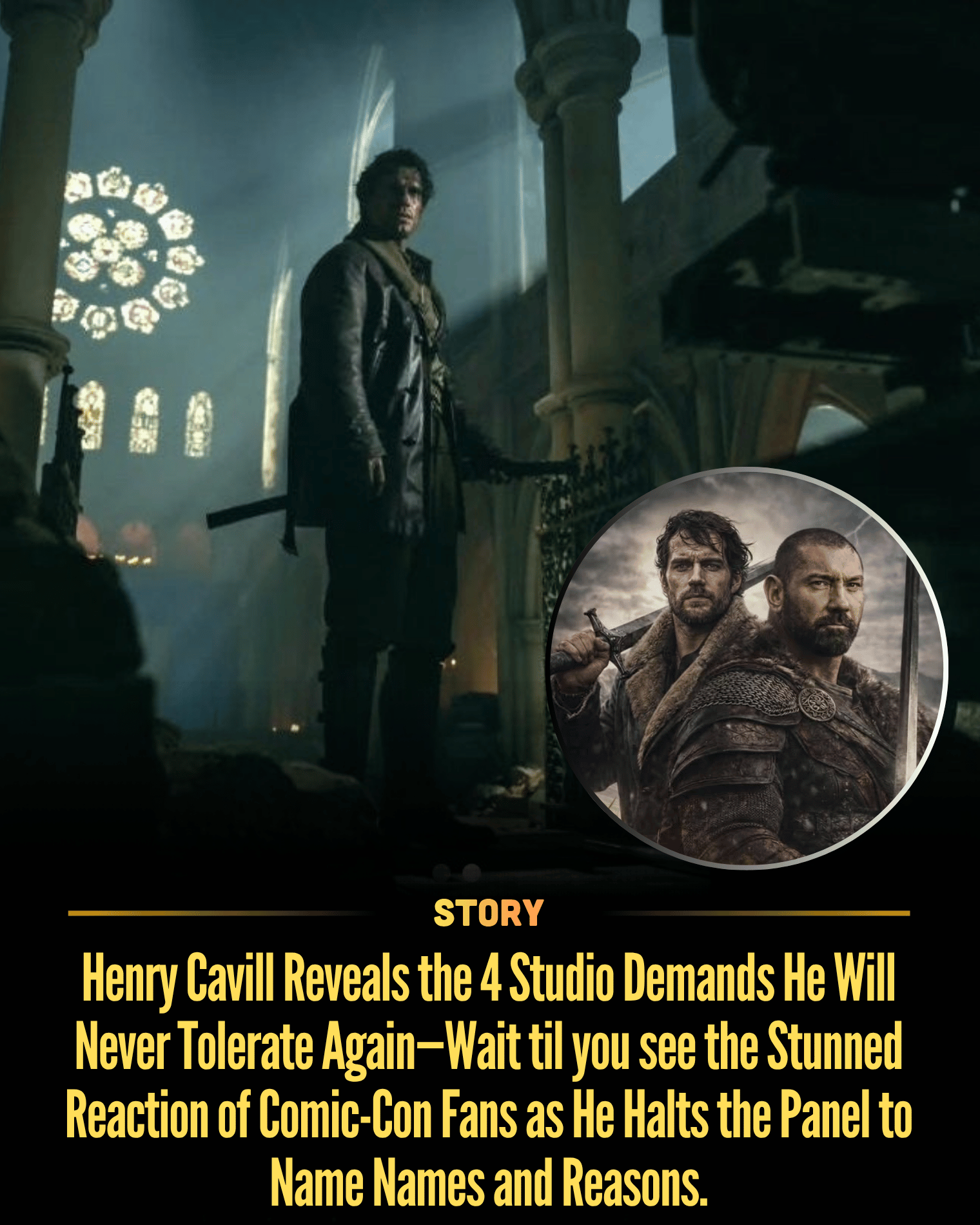 Henry Cavill Reveals the 4 Studio Demands He Will Never Tolerate Again—Wait til you see the Stunned Reaction of Comic-Con Fans as He Halts the Panel to Name Names and Reasons.