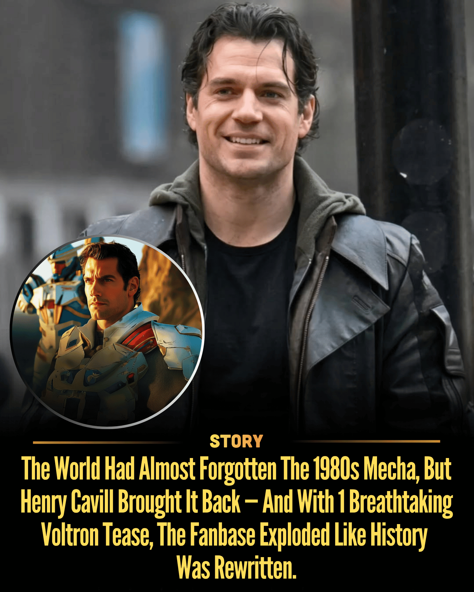 The World Had Almost Forgotten The 1980s Mecha, But Henry Cavill Brought It Back — And With 1 Breathtaking Voltron Tease, The Fanbase Exploded Like History Was Rewritten.