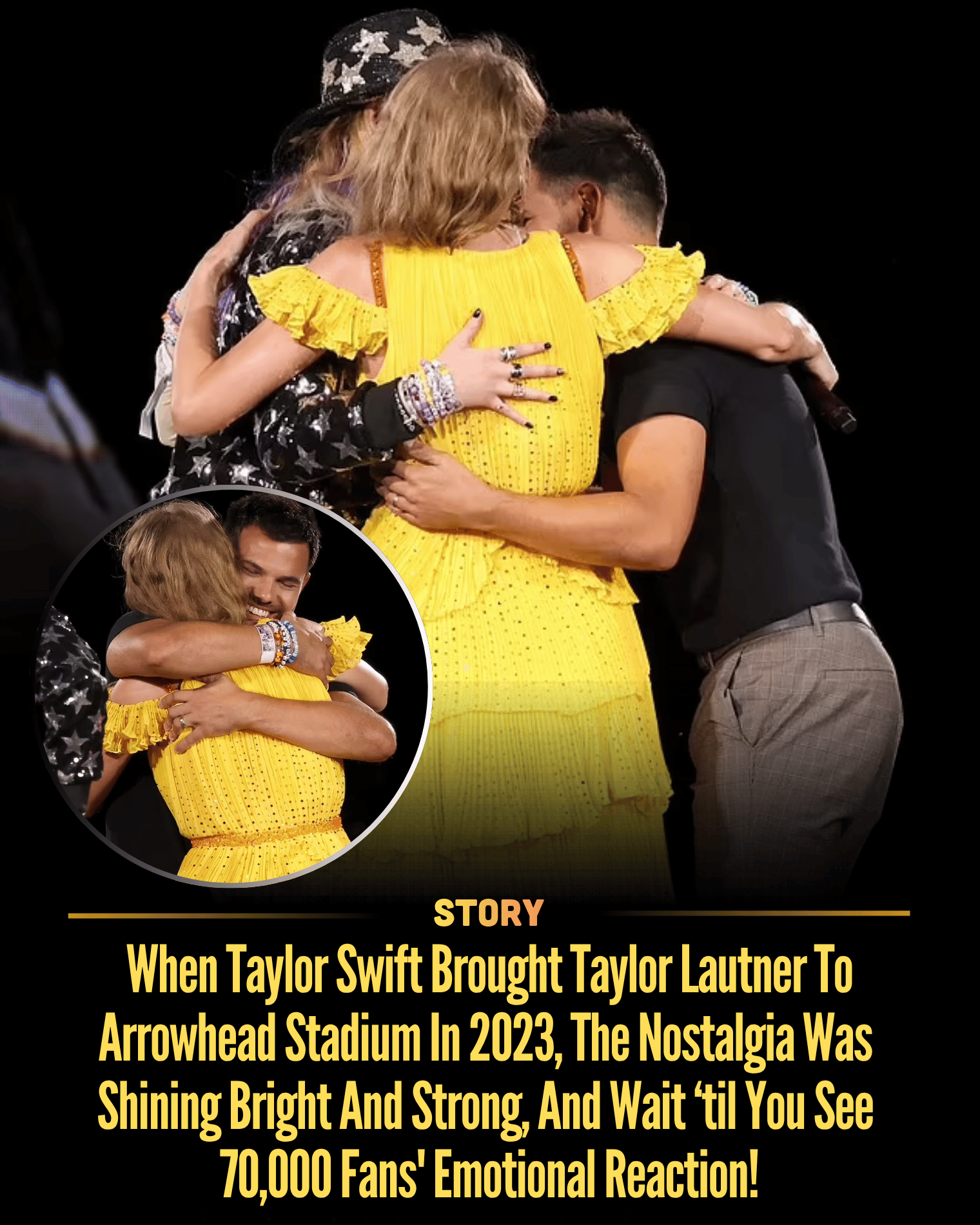 When Taylor Swift Brought Taylor Lautner To Arrowhead Stadium In 2023, The Nostalgia Was Shining Bright And Strong, And Wait ‘til You See 70,000 Fans’ Emotional Reaction!
