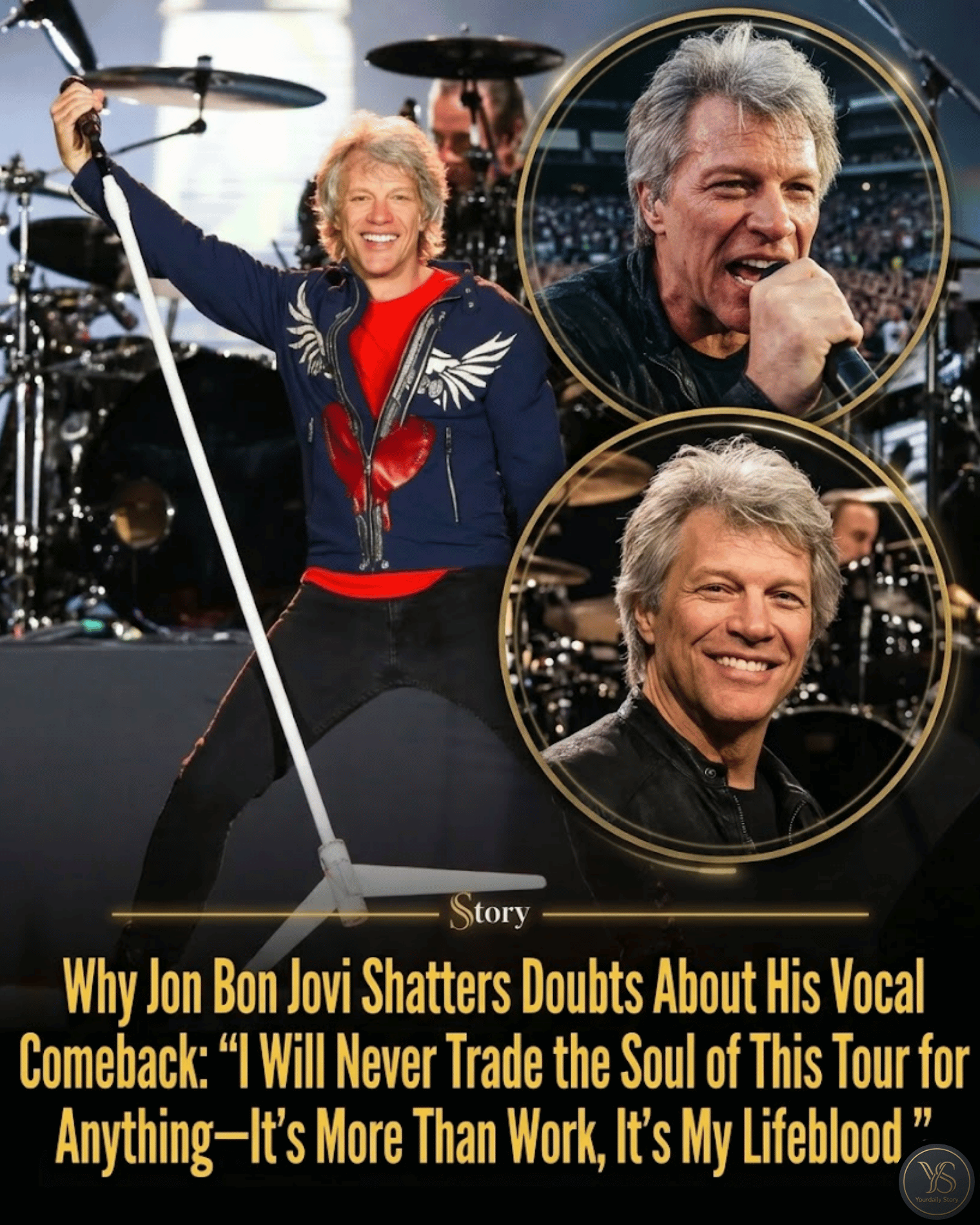Why Jon Bon Jovi Shatters Doubts About His Vocal Comeback: “I Will Never Trade the Soul of This Tour for Anything—It’s More Than Work, It’s My Lifeblood.”