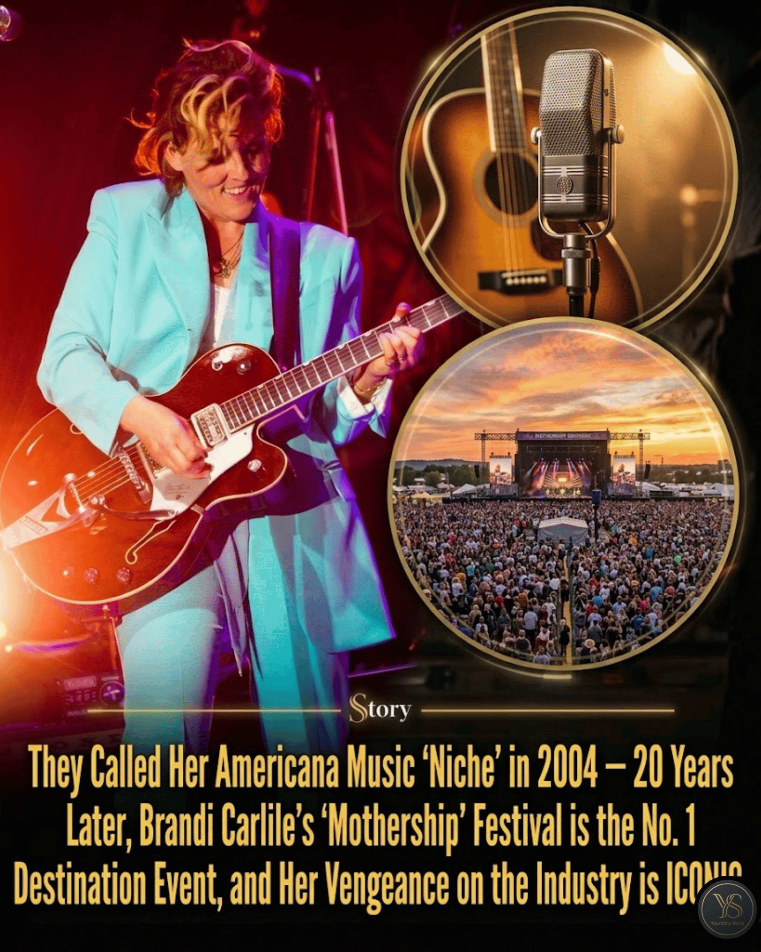 They Called Her Americana Music “Niche” in 2004 — 20 Years Later, Brandi Carlile’s ‘Mothership’ Festival is the No. 1 Destination Event, and Her Vengeance on the Industry is ICONIC.