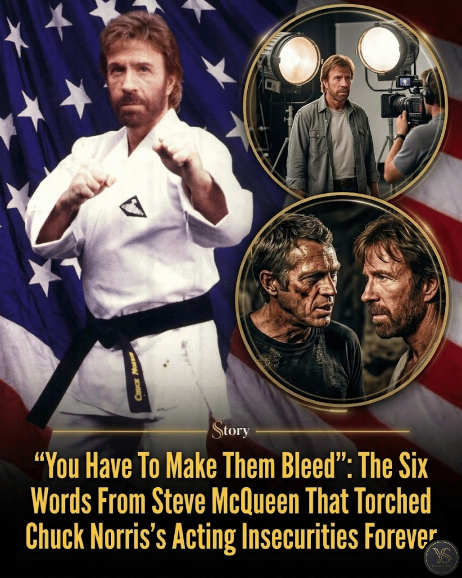 “You Have To Make Them Bleed”: The Six Words From Steve McQueen That Torched Chuck Norris’s Acting Insecurities Forever