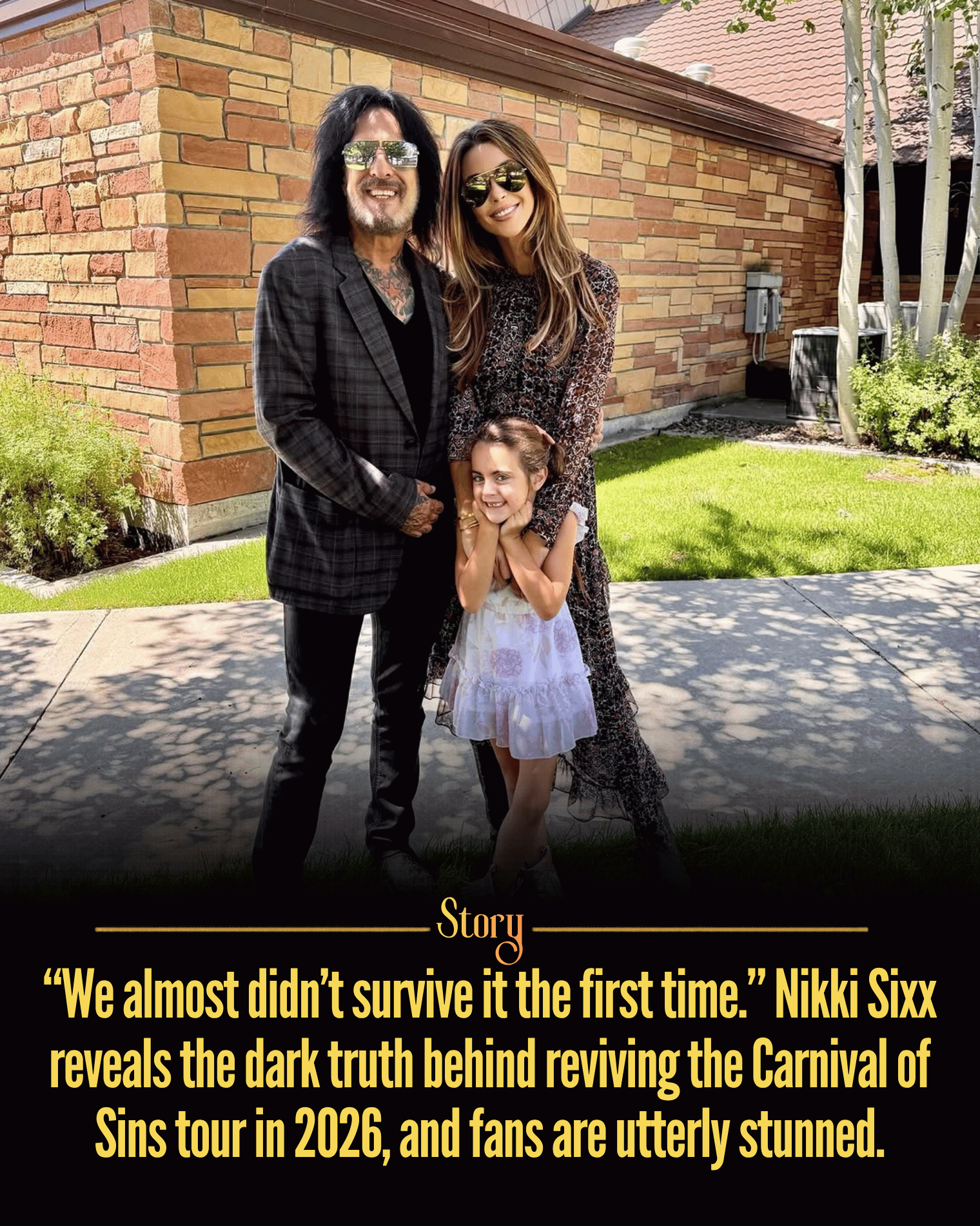 “We almost didn’t survive it the first time.” Nikki Sixx reveals the dark truth behind reviving the Carnival of Sins tour in 2026, and fans are utterly stunned.