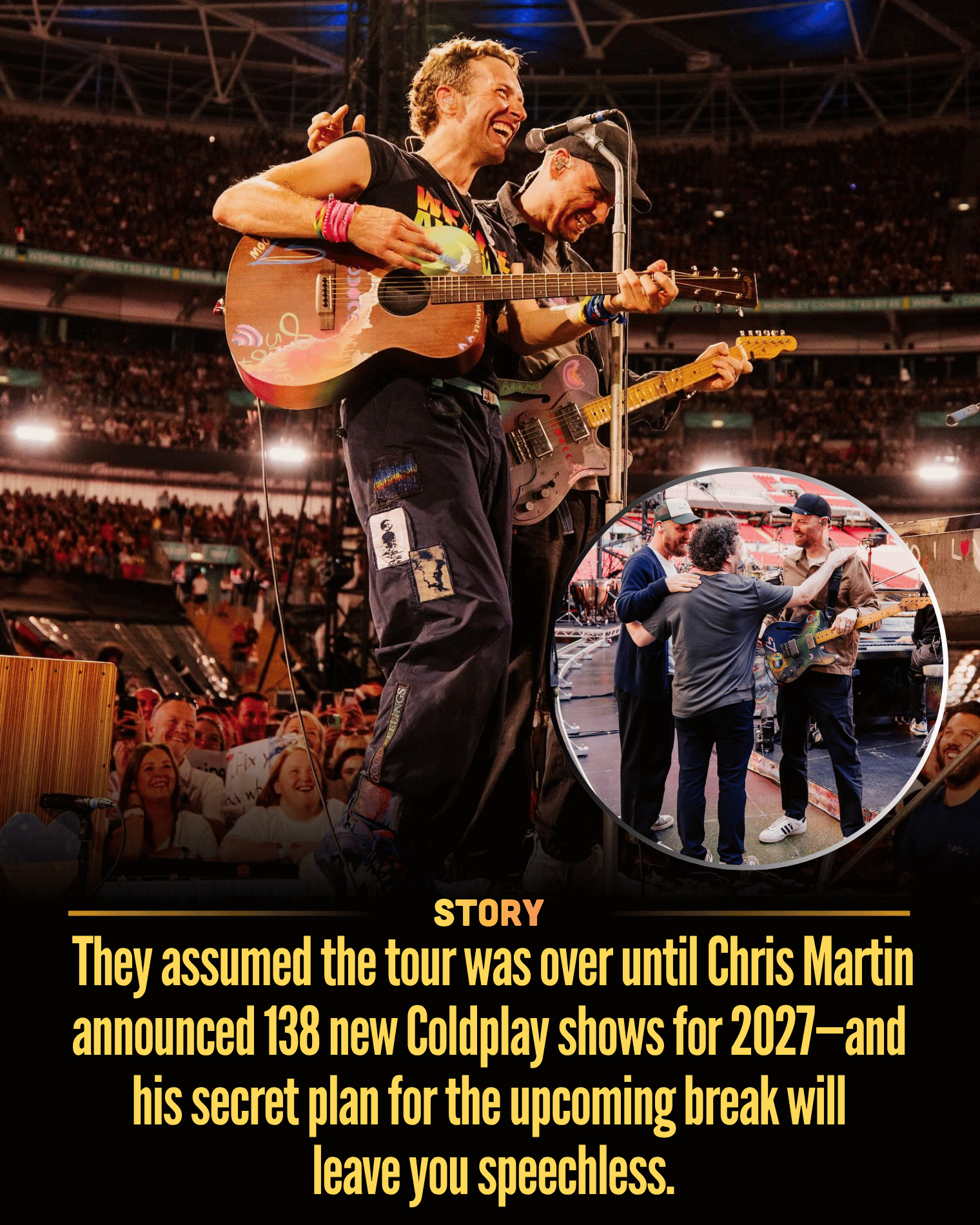 They assumed the tour was over until Chris Martin announced 138 new Coldplay shows for 2027—and his secret plan for the upcoming break will leave you speechless.