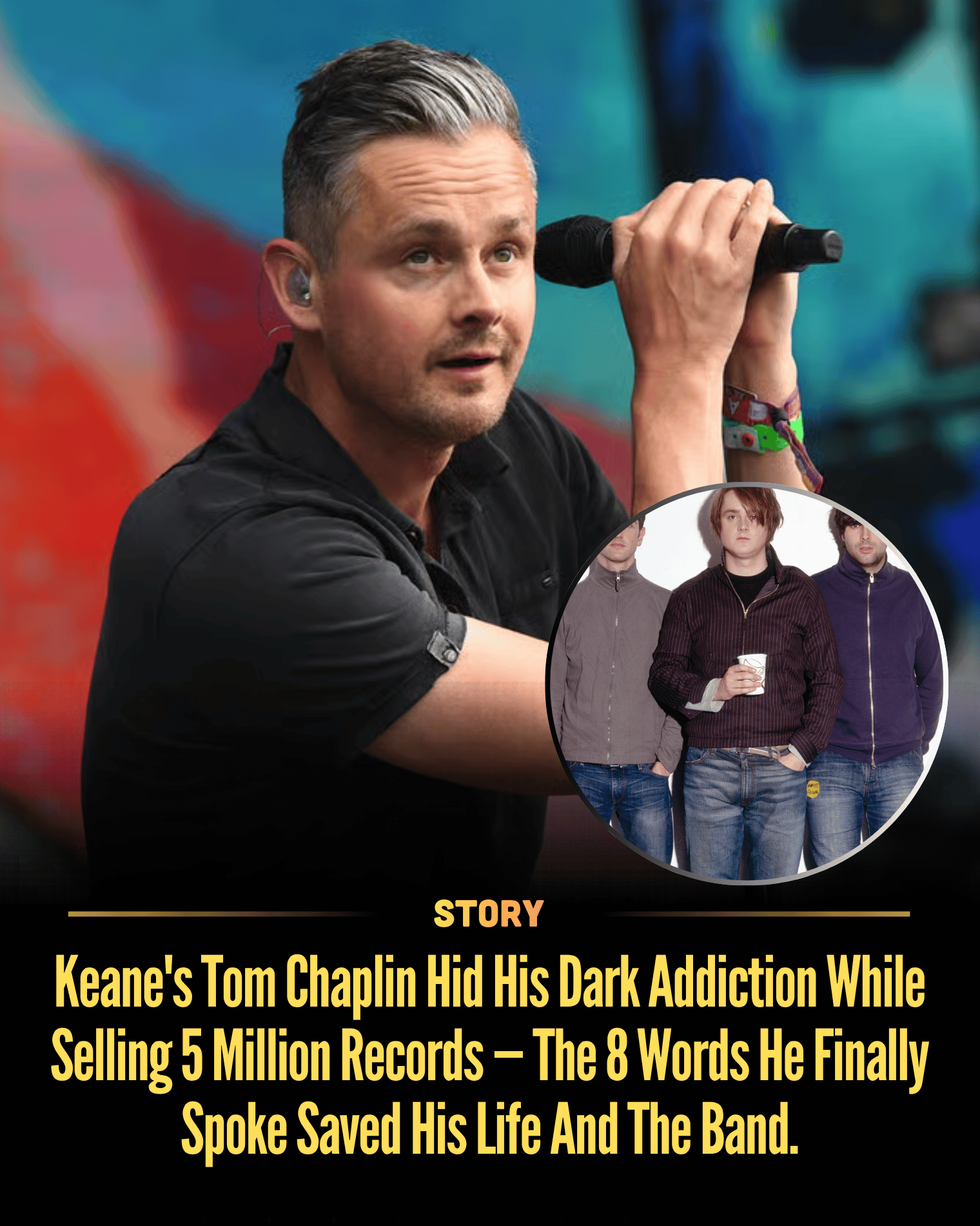 Keane’s Tom Chaplin Hid His Dark Addiction While Selling 5 Million Records — The 8 Words He Finally Spoke Saved His Life And The Band.