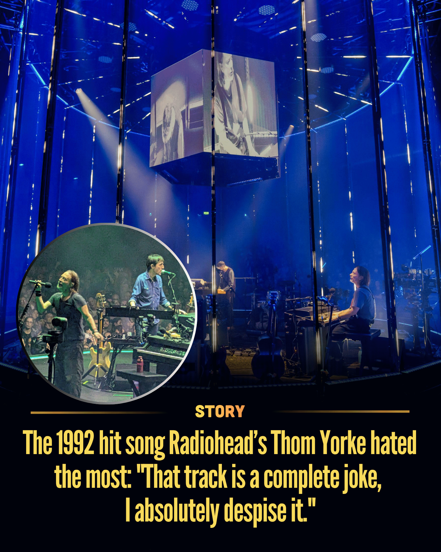 The 1992 hit song Radiohead’s Thom Yorke hated the most: “That track is a complete joke, I absolutely despise it.”