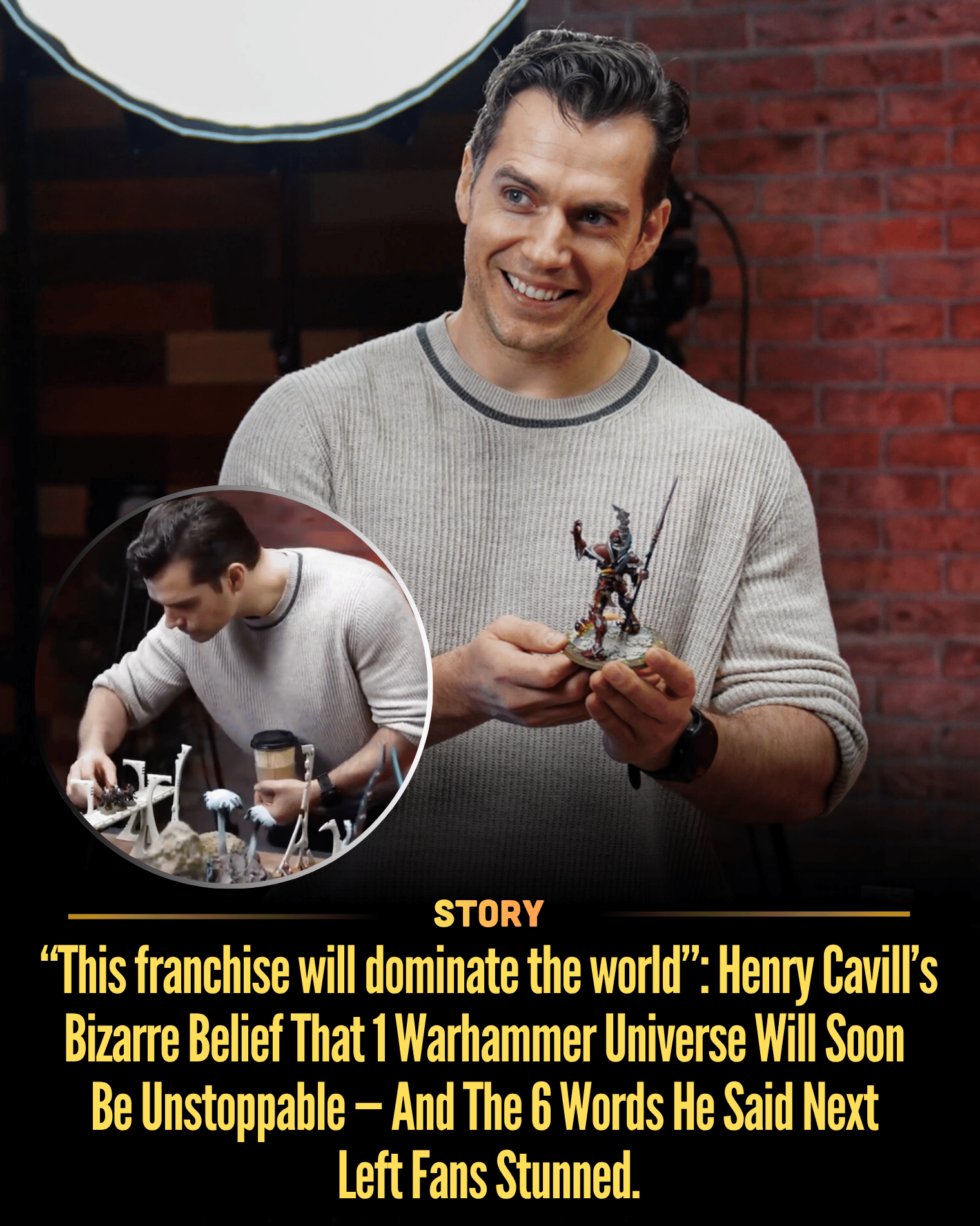 “This franchise will dominate the world”: Henry Cavill’s Bizarre Belief That 1 Warhammer Universe Will Soon Be Unstoppable — And The 6 Words He Said Next Left Fans Stunned.