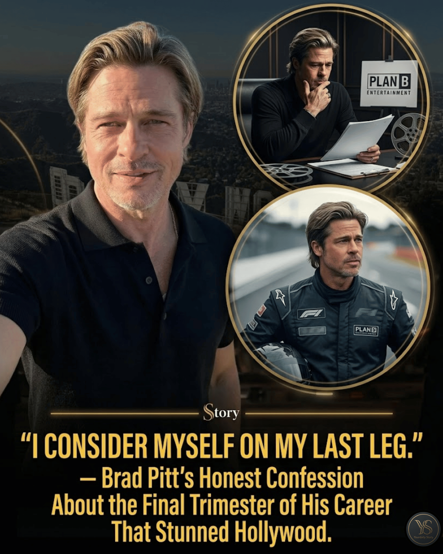 “I Consider Myself on My Last Leg.” — Brad Pitt’s Honest Confession About the Final Trimester of His Career That Stunned Hollywood.