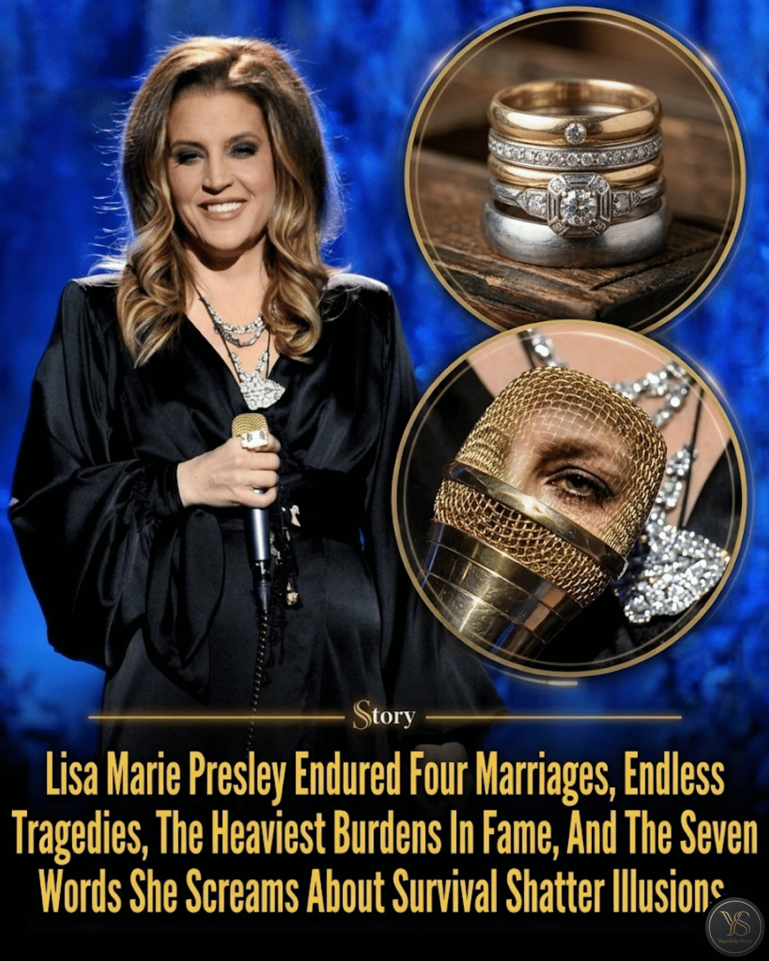 Lisa Marie Presley Endured Four Marriages, Endless Tragedies, The Heaviest Burdens In Fame, And The Seven Words She Screams About Survival Shatter Illusions.
