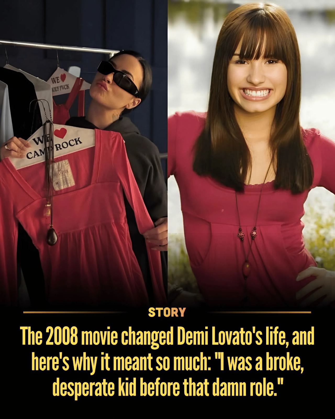 The 2008 movie changed Demi Lovato’s life, and here’s why it meant so much: “I was a broke, desperate kid before that damn role.”