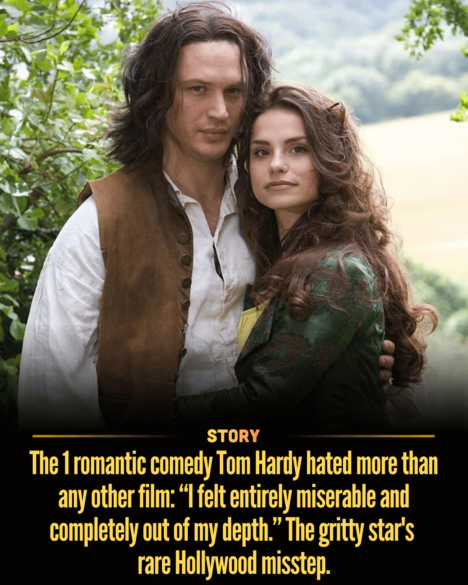 The 1 romantic comedy Tom Hardy hated more than any other film: “I felt entirely miserable and completely out of my depth.” The gritty star’s rare Hollywood misstep.