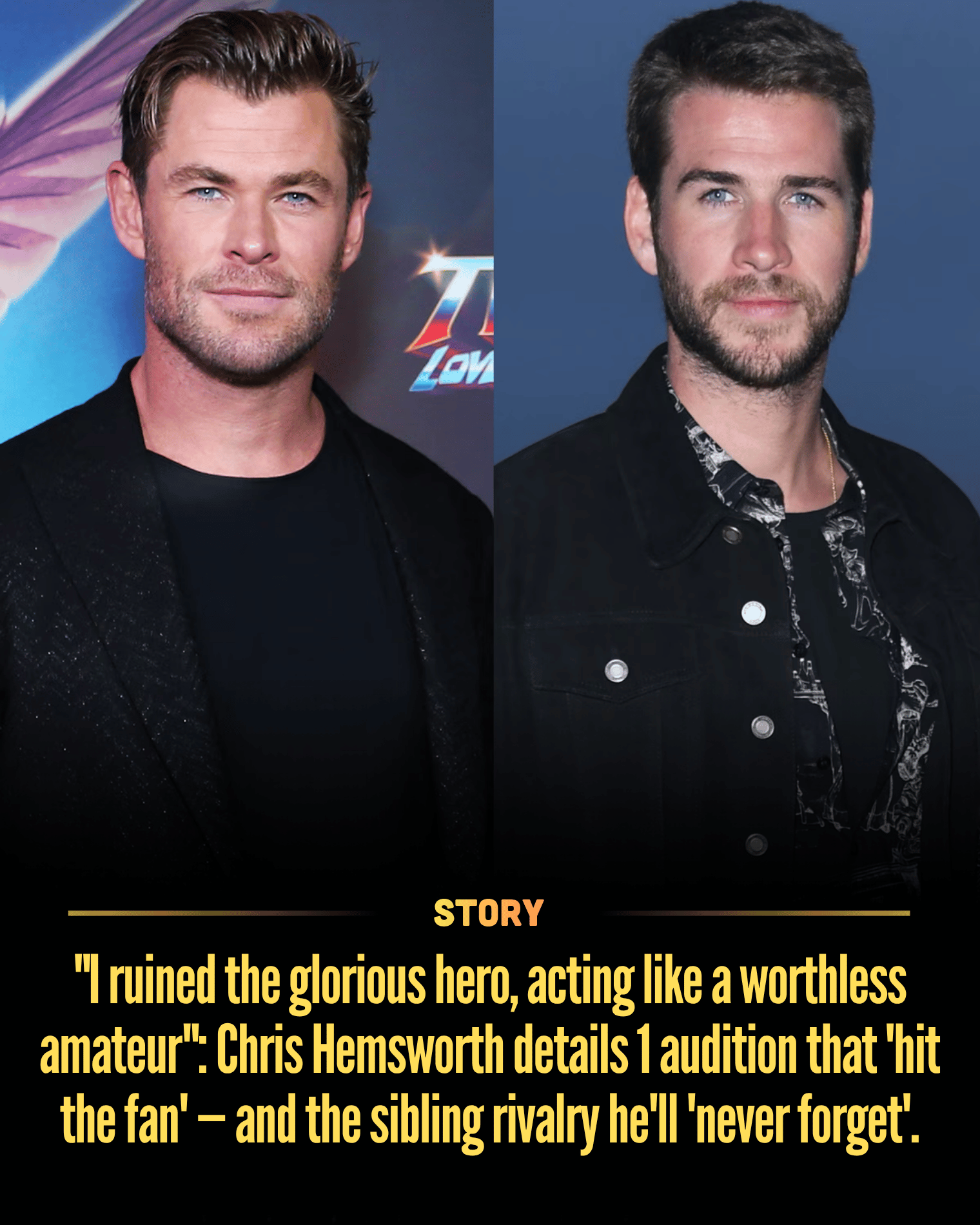 “I ruined the glorious hero, acting like a worthless amateur”: Chris Hemsworth details 1 audition that ‘hit the fan’ — and the sibling rivalry he’ll ‘never forget’.