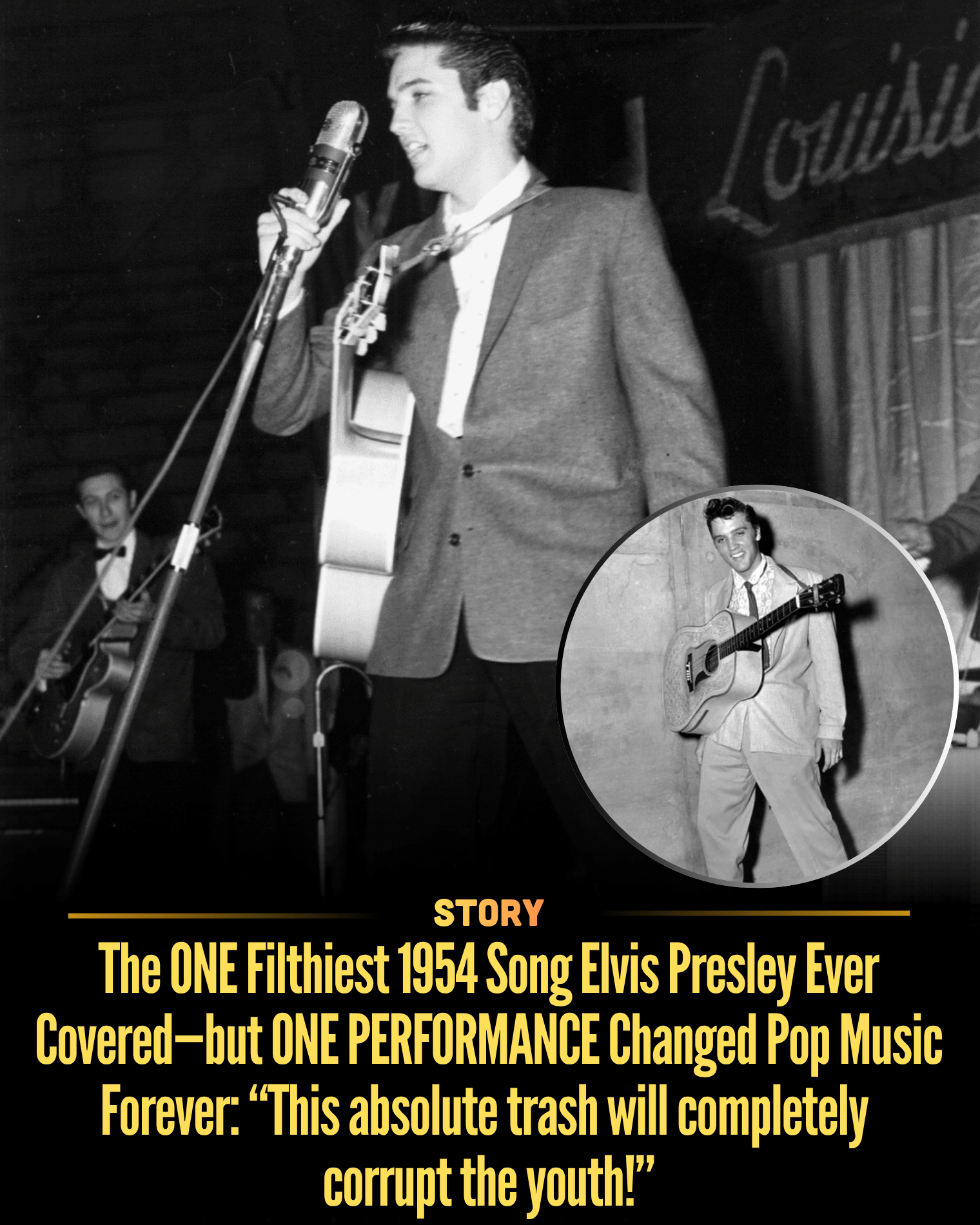 The ONE Filthiest 1954 Song Elvis Presley Ever Covered—but ONE PERFORMANCE Changed Pop Music Forever: “This absolute trash will completely corrupt the youth!”