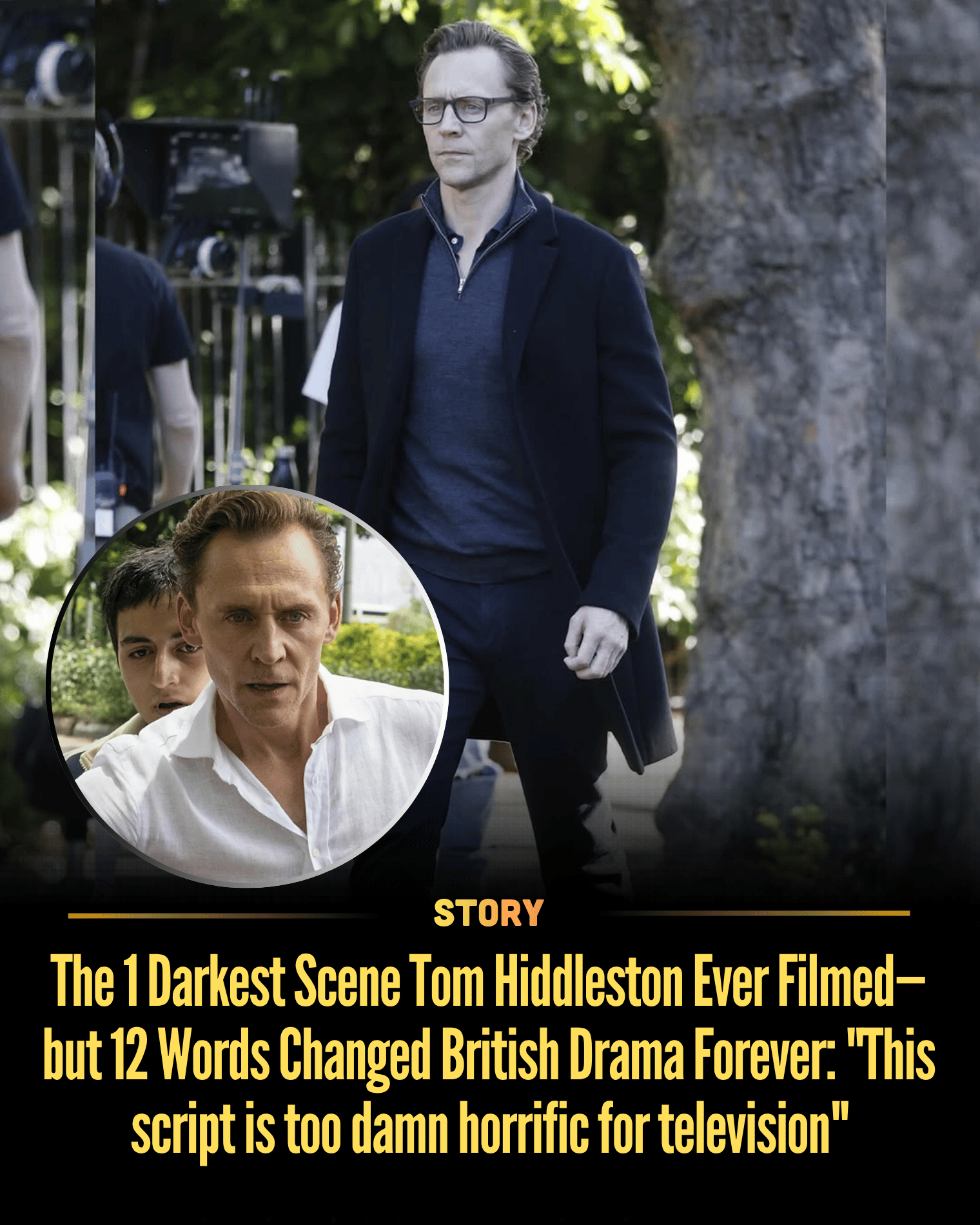 The 1 Darkest Scene Tom Hiddleston Ever Filmed—but 12 Words Changed British Drama Forever: “This script is too damn horrific for television” Tom Hiddleston is confronting one of the most disturbing moments of his career as a brutal scene in The Night Manager pushes him to the edge, sparking fear among executives and tension behind the scenes. But one haunting delivery changes everything, transforming doubt into acclaim and redefining what television drama can dare to show. [Read More]