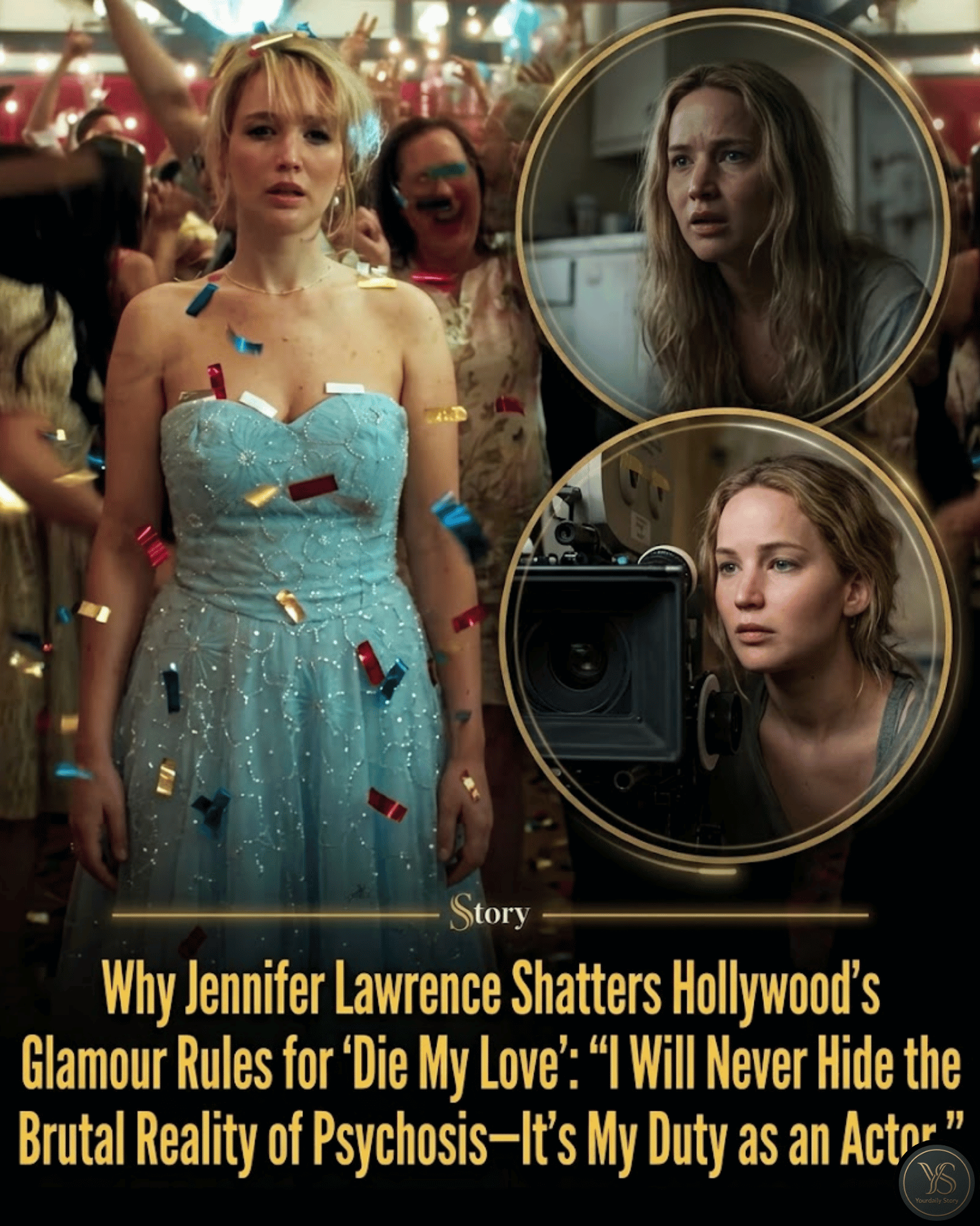 Why Jennifer Lawrence Shatters Hollywood’s Glamour Rules for ‘Die My Love’: “I Will Never Hide the Brutal Reality of Psychosis—It’s My Duty as an Actor.”