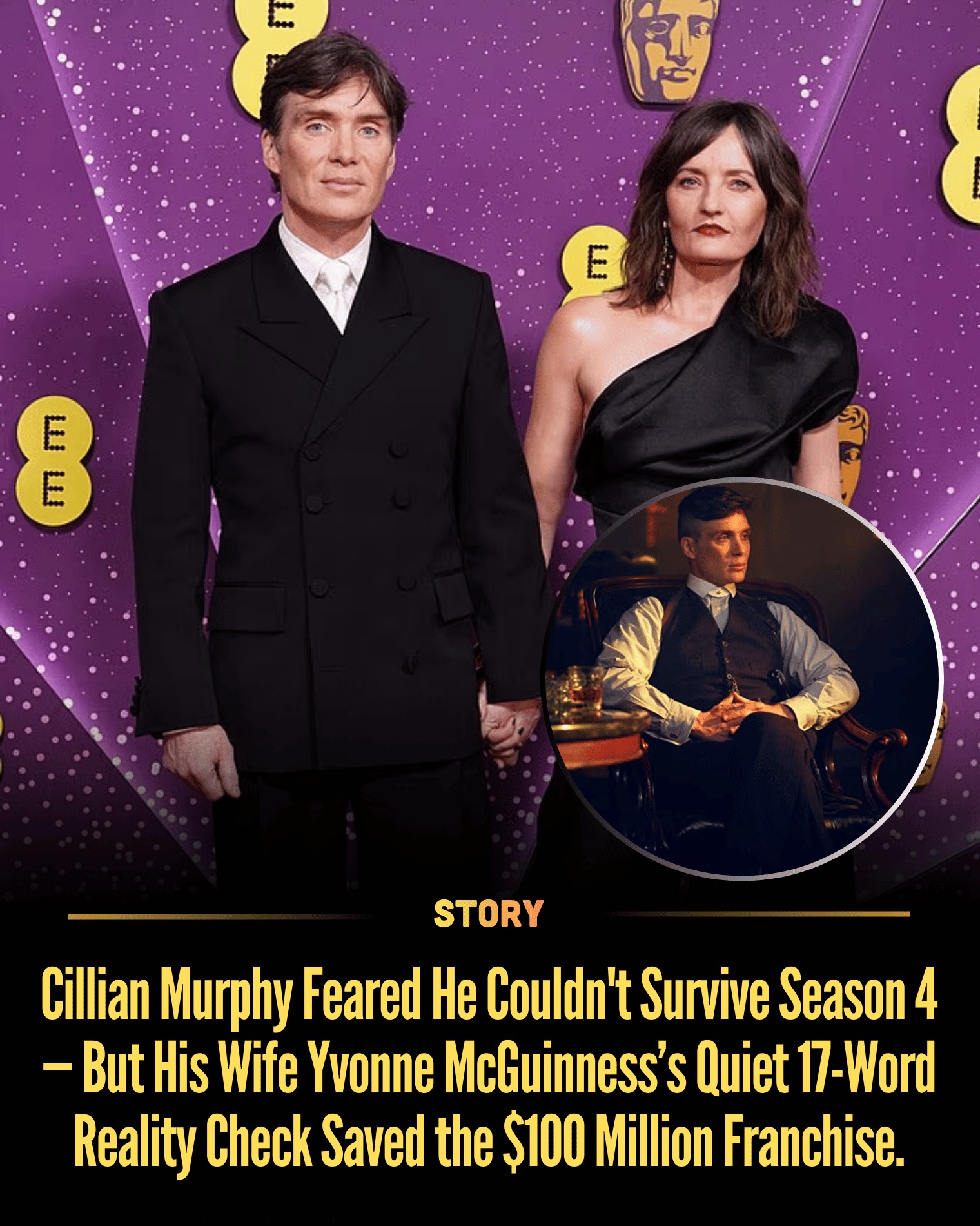 Cillian Murphy Feared He Couldn’t Survive Season 4 — But His Wife Yvonne McGuinness’s Quiet 17-Word Reality Check Saved the $100 Million Franchise.