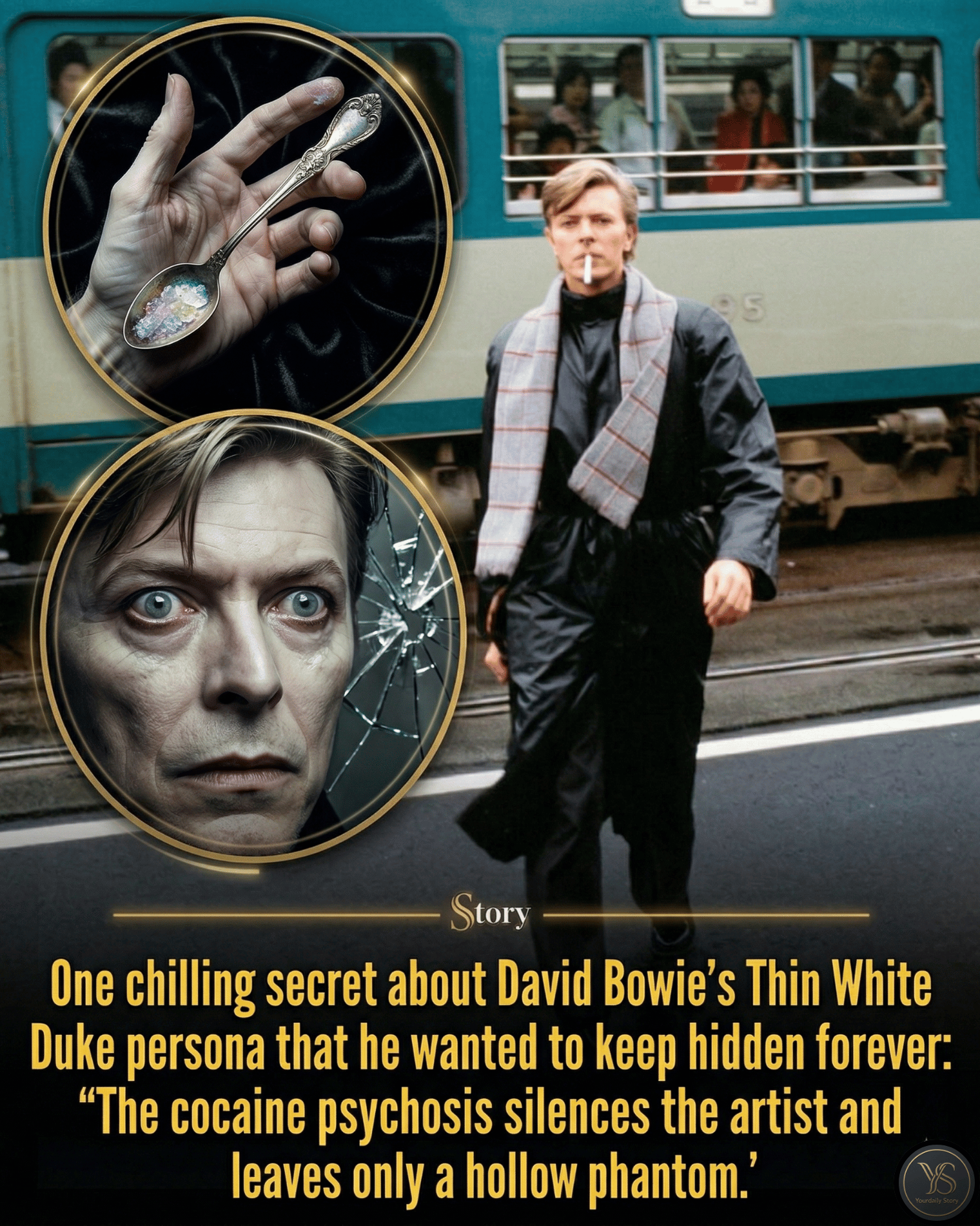 One chilling secret about David Bowie’s Thin White Duke persona that he wanted to keep hidden forever: “The cocaine psychosis silences the artist and leaves only a hollow phantom.”