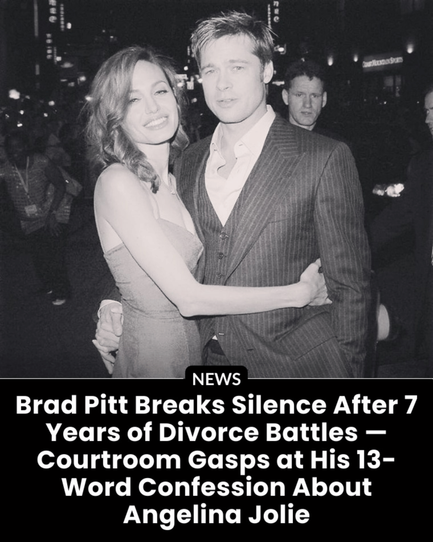 Brad Pitt’s 13-Word Confession Stuns Courtroom and Fans Worldwide