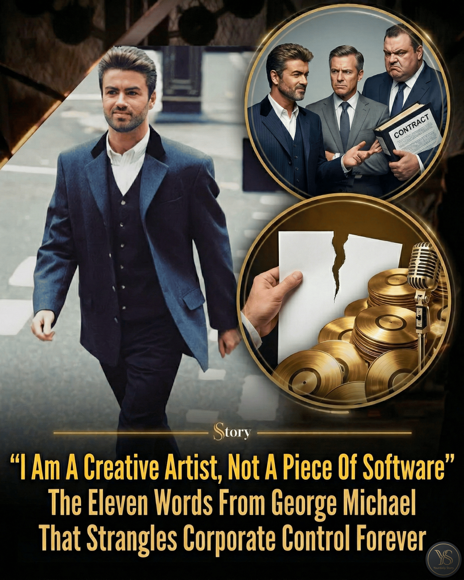 “I Am A Creative Artist, Not A Piece Of Software”: The Eleven Words From George Michael That Strangles Corporate Control Forever