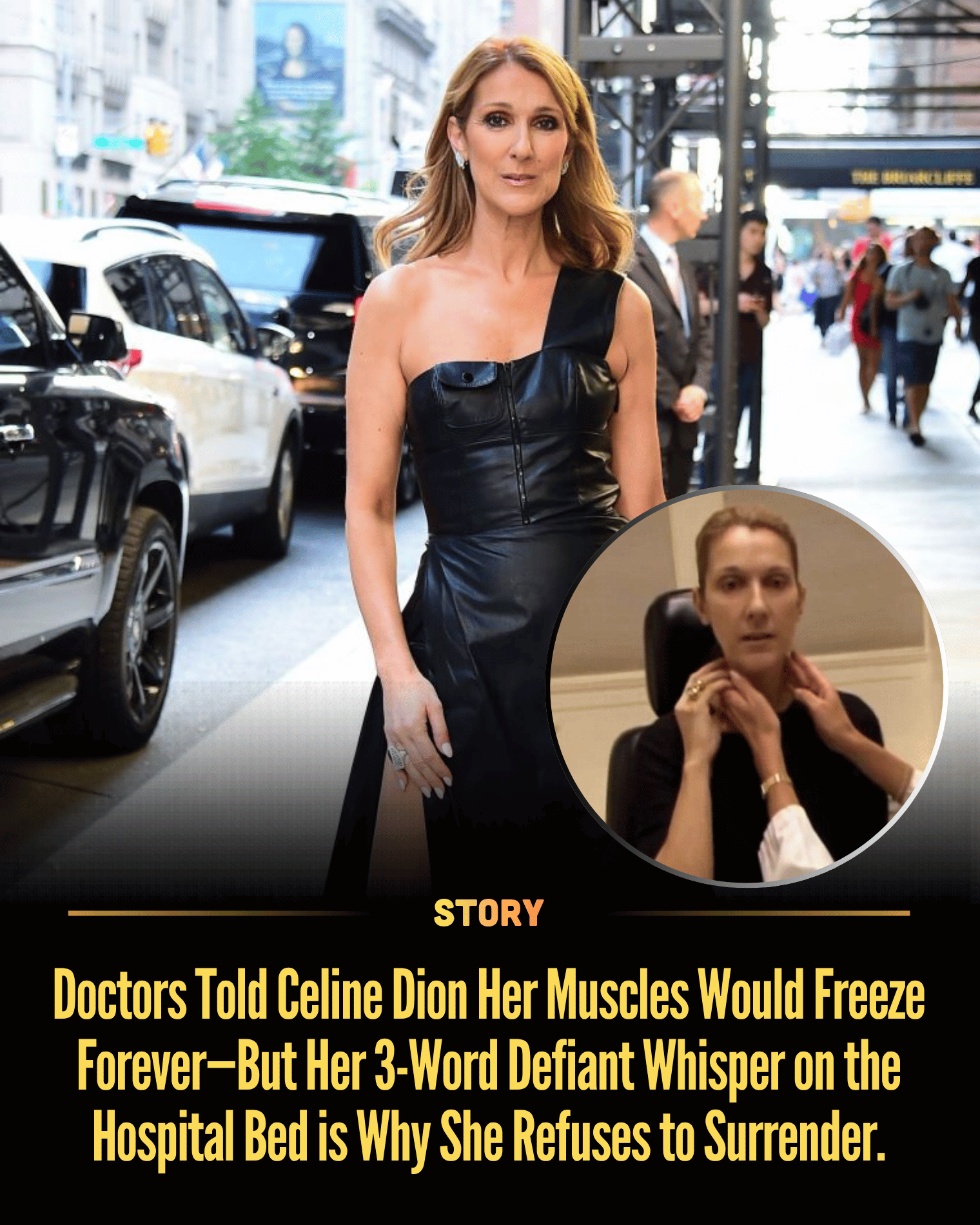 Doctors Told Celine Dion Her Muscles Would Freeze Forever—But Her 3-Word Defiant Whisper on the Hospital Bed is Why She Refuses to Surrender.