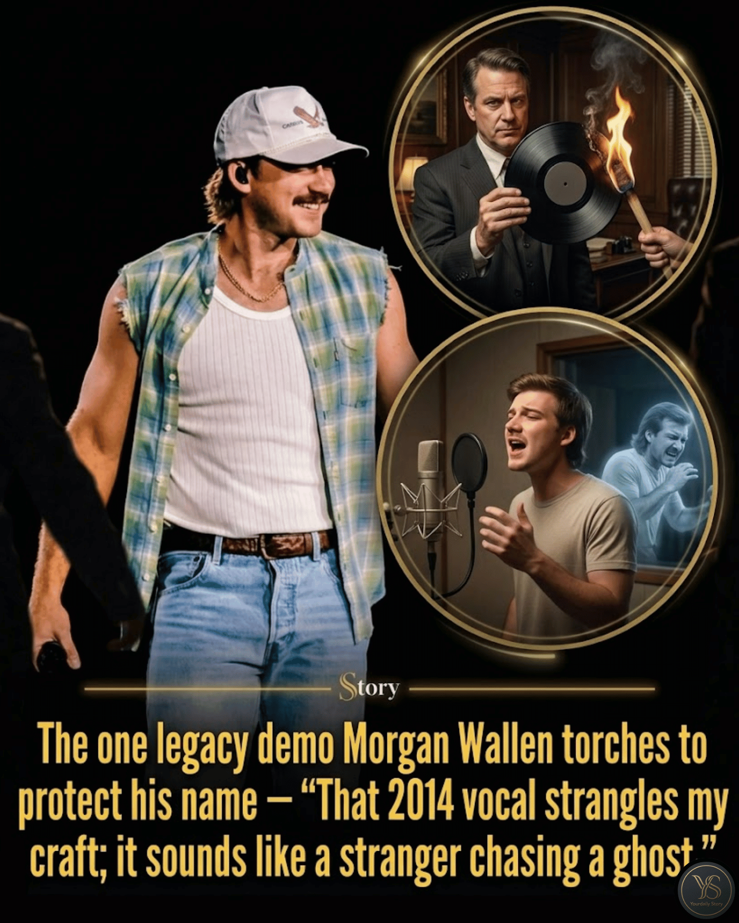 The one legacy demo Morgan Wallen torches to protect his name — “That 2014 vocal strangles my craft; it sounds like a stranger chasing a ghost.”