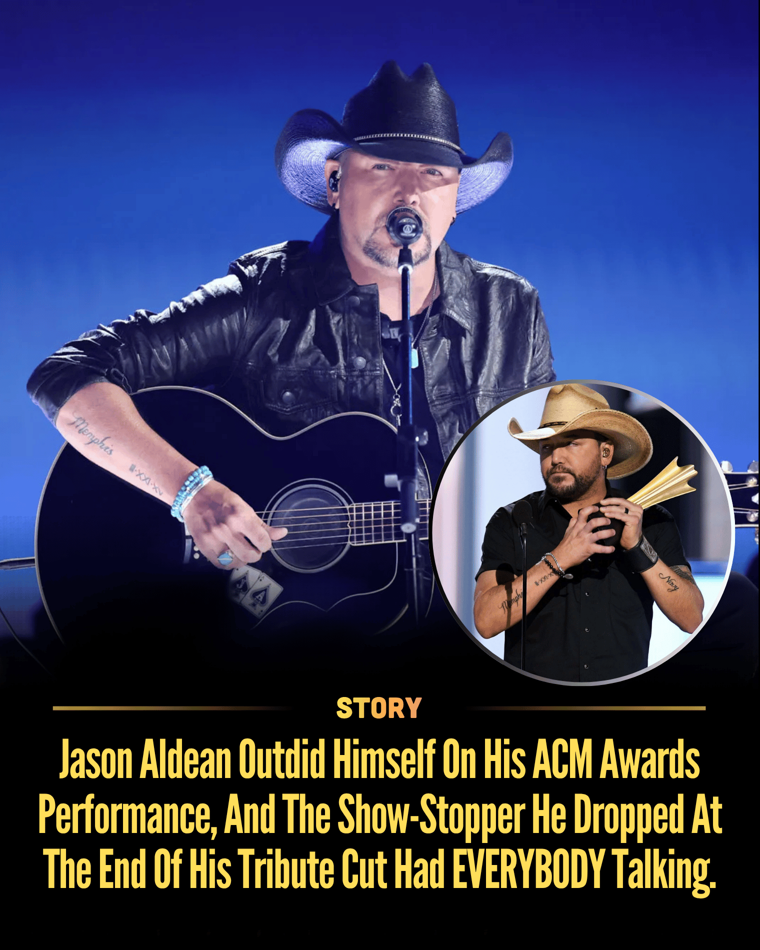 Jason Aldean Outdid Himself On His ACM Awards Performance, And The Show-Stopper He Dropped At The End Of His Tribute Cut Had EVERYBODY Talking.