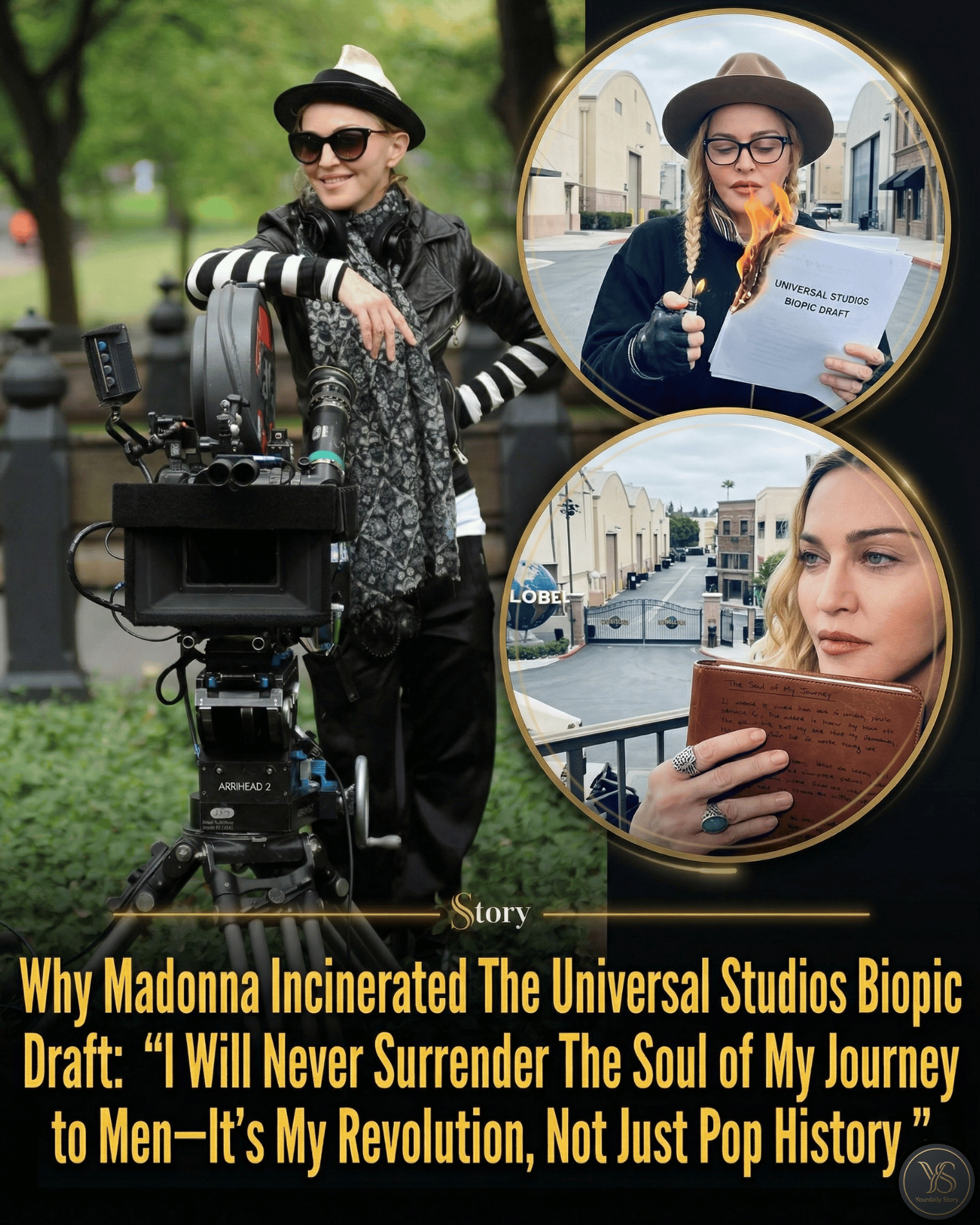 Why Madonna Incinerated The Universal Studios Biopic Draft: “I Will Never Surrender The Soul of My Journey to Men—It’s My Revolution, Not Just Pop History.”