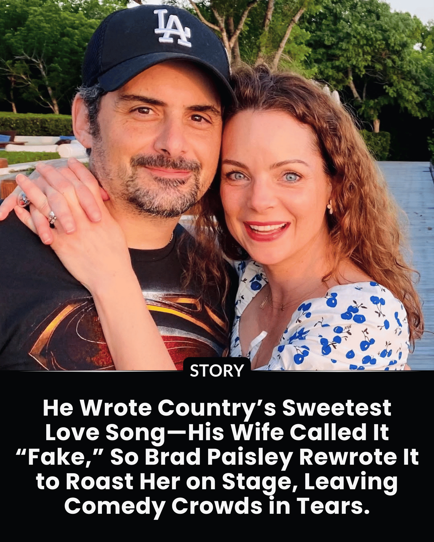 He Wrote Country’s Sweetest Love Song—His Wife Called It “Fake,” So Brad Paisley Rewrote It to Roast Her on Stage, Leaving Comedy Crowds in Tears.