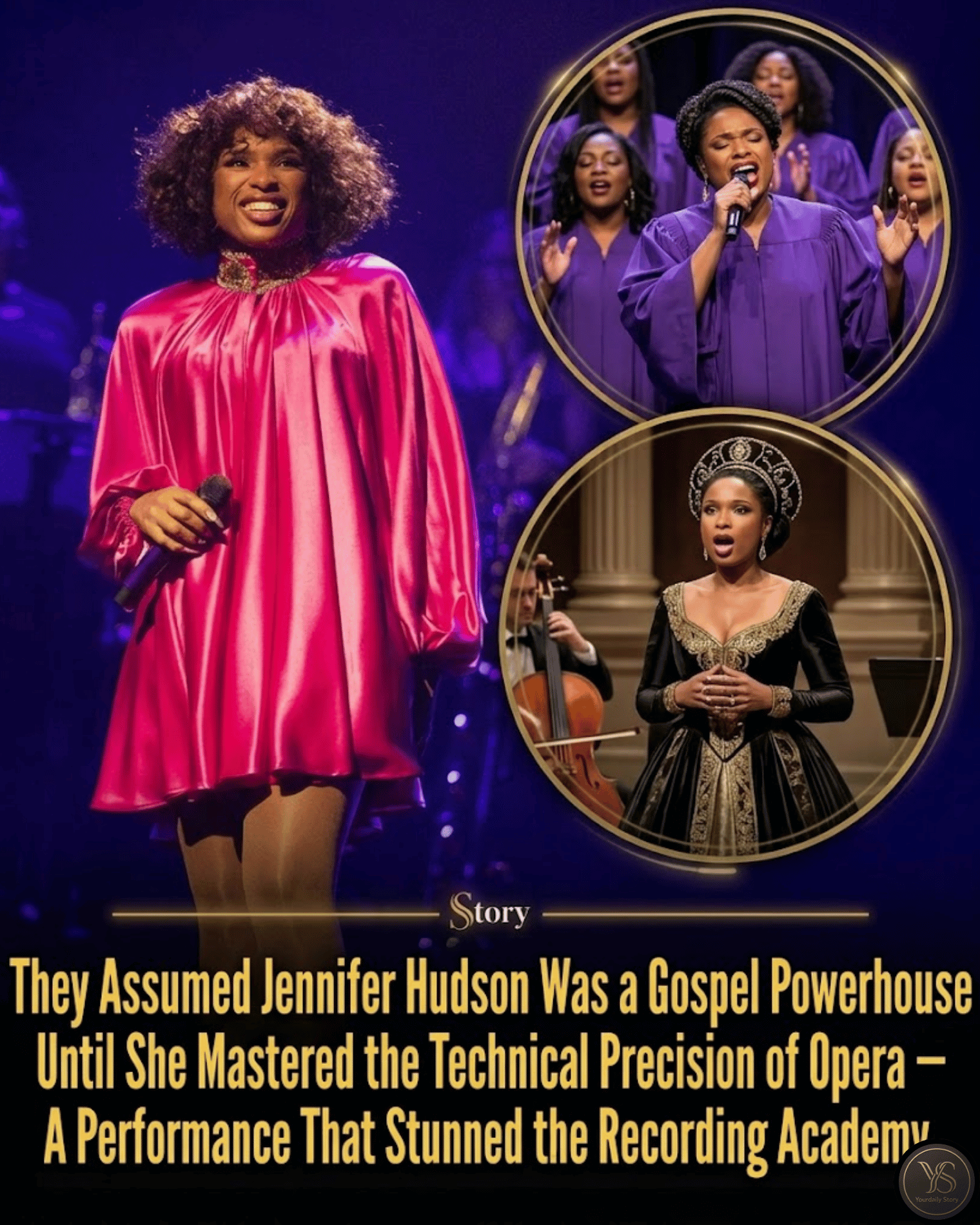 They Assumed Jennifer Hudson Was a Gospel Powerhouse Until She Mastered the Technical Precision of Opera — A Performance That Stunned the Recording Academy.
