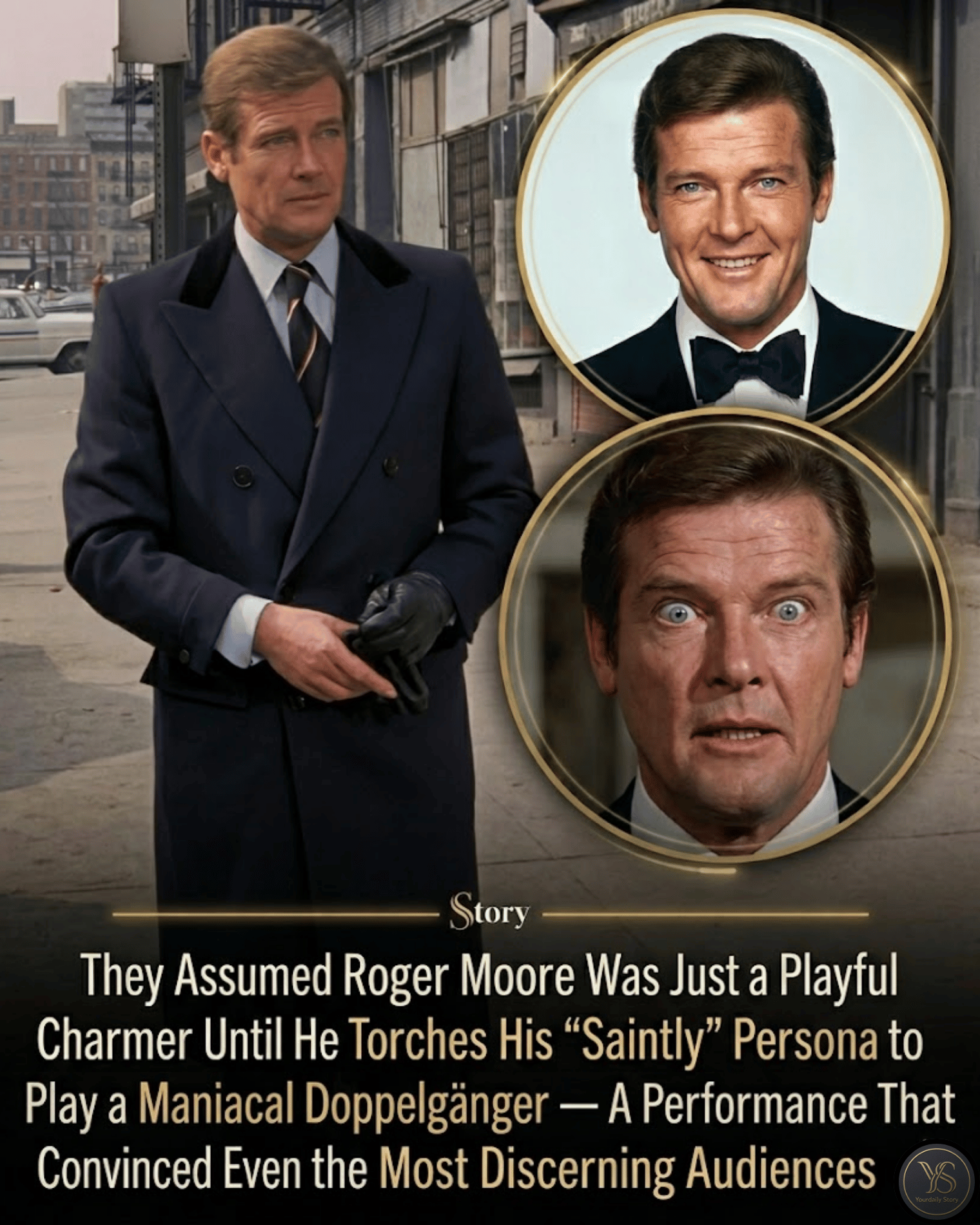 They Assumed Roger Moore Was Just a Playful Charmer Until He Torches His “Saintly” Persona to Play a Maniacal Doppelgänger — A Performance That Convinced Even the Most Discerning Audiences