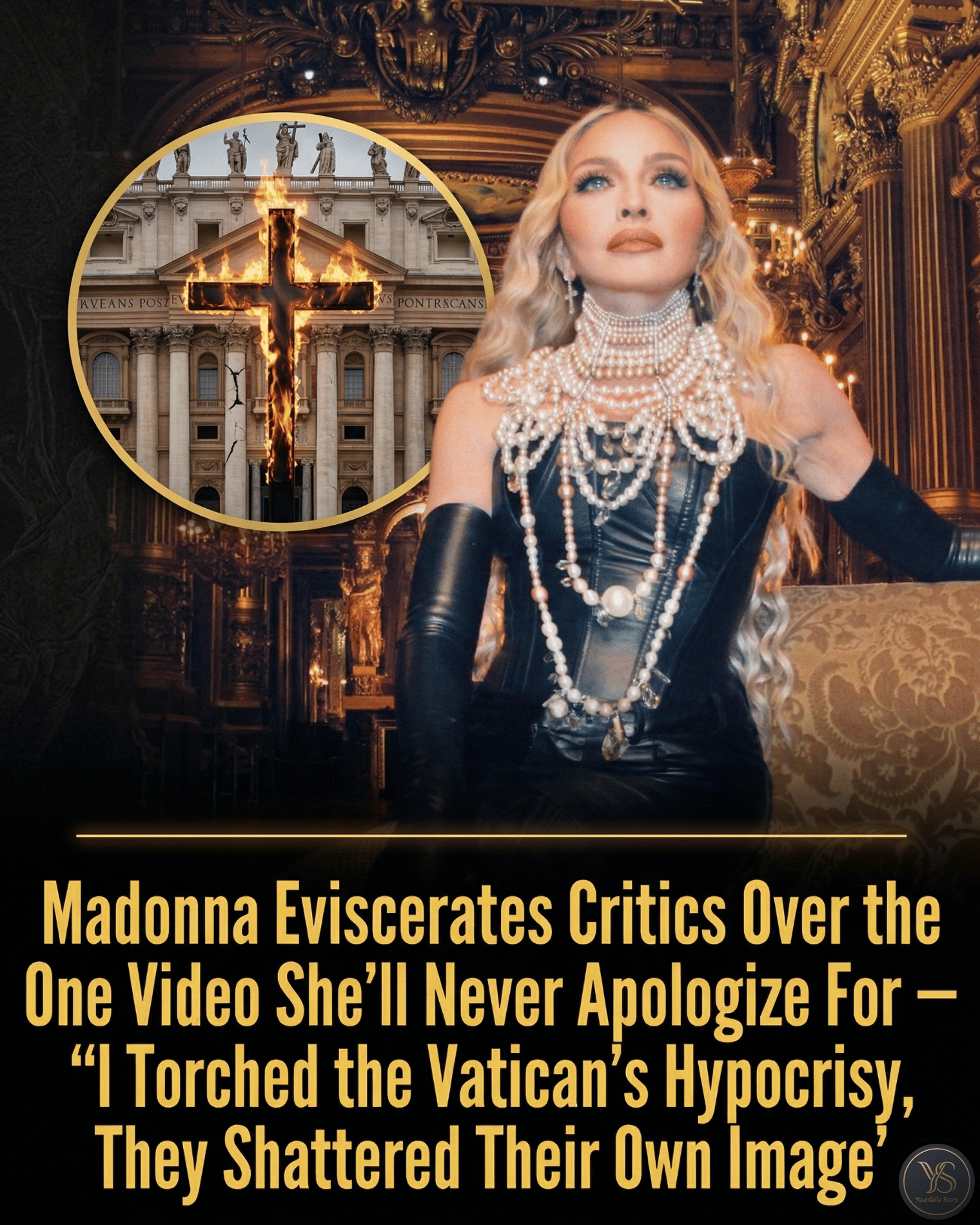 Madonna Eviscerates Critics Over the One Video She’ll Never Apologize For — “I Torched the Vatican’s Hypocrisy, They Shattered Their Own Image