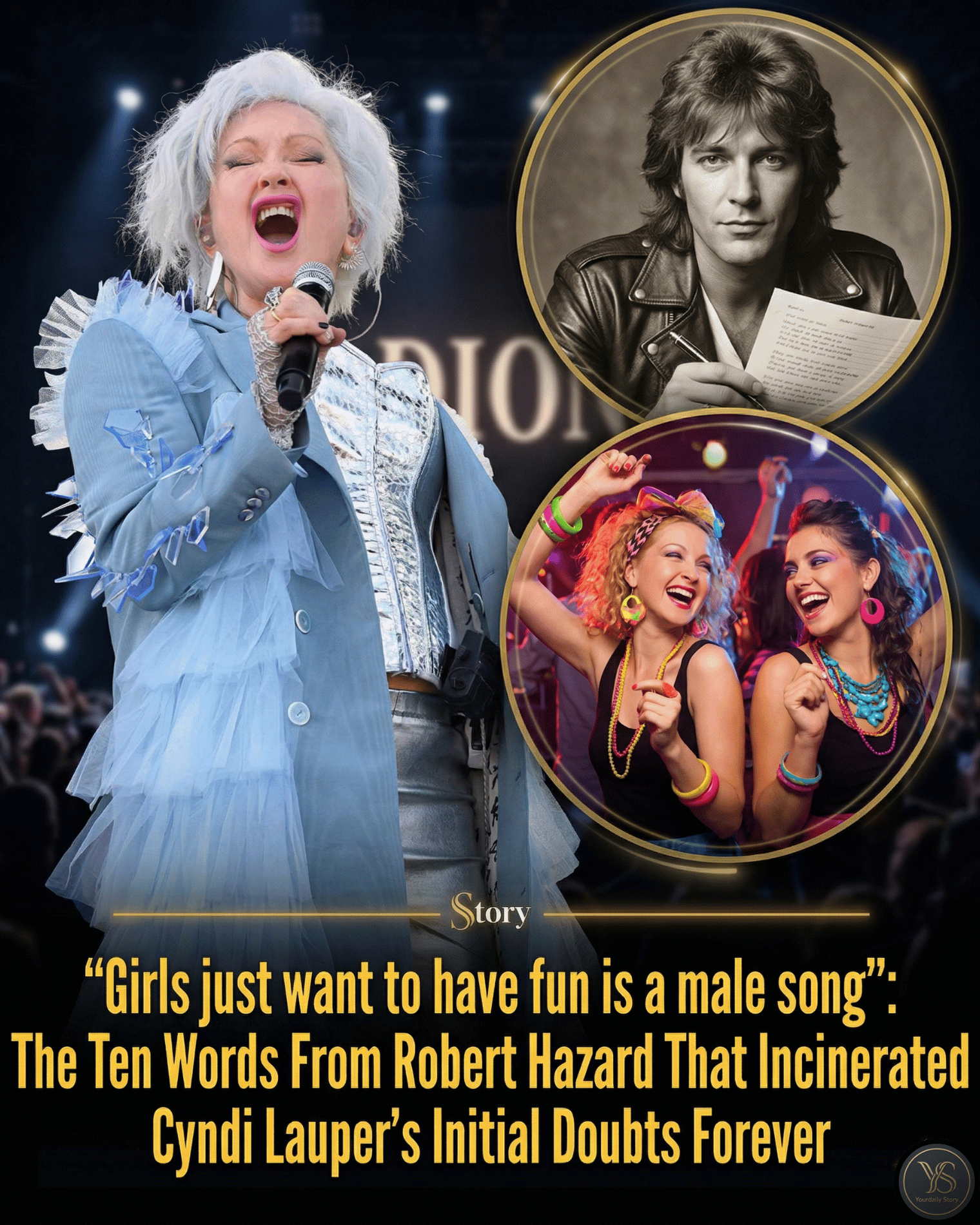 “Girls just want to have fun is a male song”: The Ten Words From Robert Hazard That Incinerated Cyndi Lauper’s Initial Doubts Forever