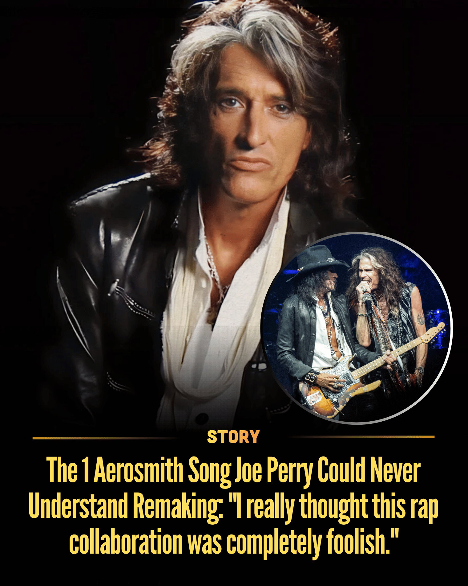 The 1 Aerosmith Song Joe Perry Could Never Understand Remaking: “I really thought this rap collaboration was completely foolish.”
