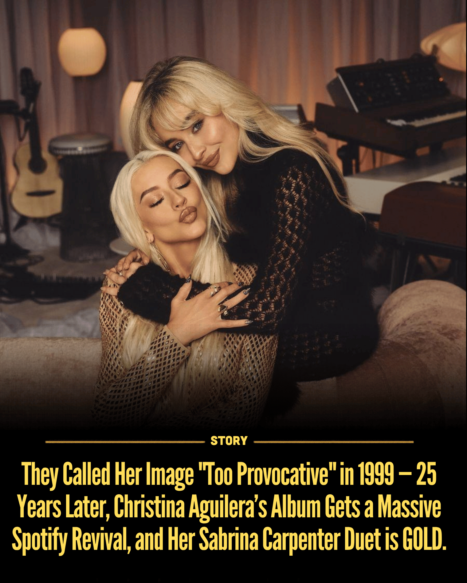 They Called Her Image “Too Provocative” in 1999 — 25 Years Later, Christina Aguilera’s Album Gets a Massive Spotify Revival, and Her Sabrina Carpenter Duet is GOLD.