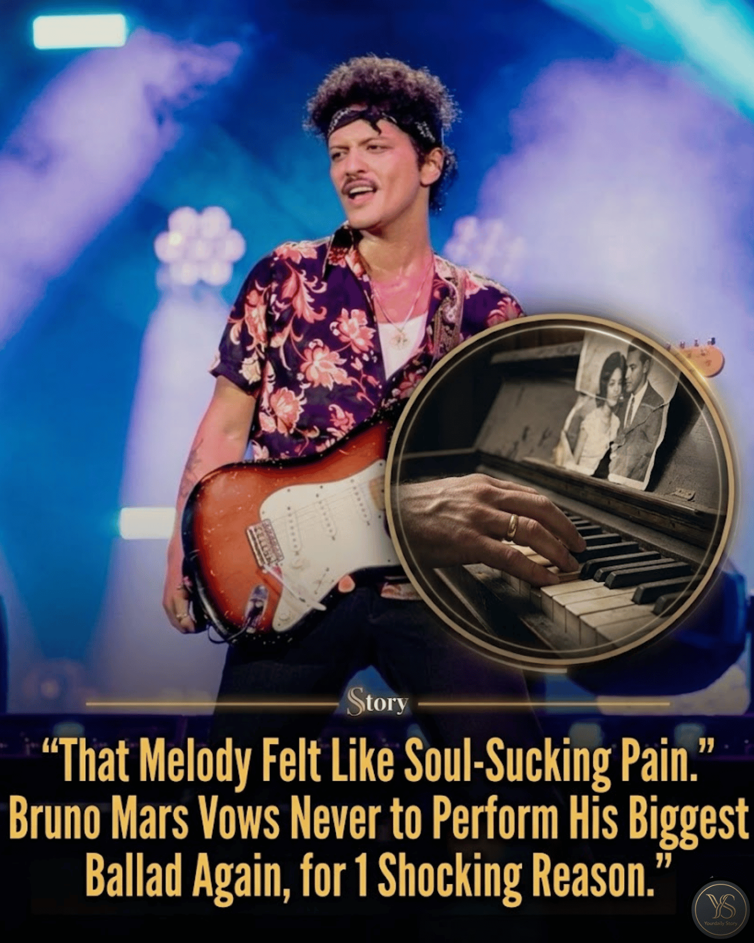 “That Melody Felt Like Soul-Sucking Pain.” Bruno Mars Vows Never to Perform His Biggest Ballad Again, for 1 Shocking Reason.
