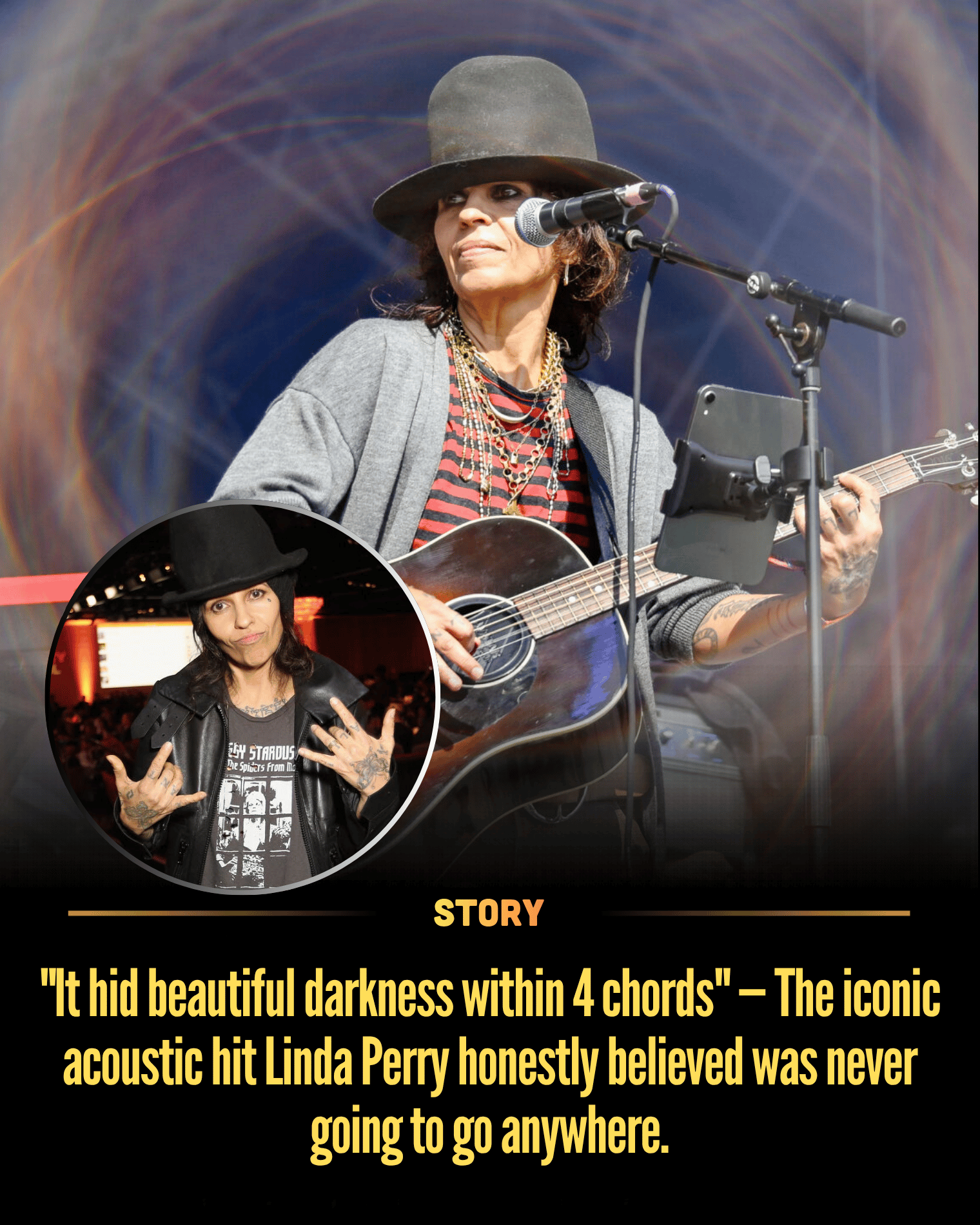 “It hid beautiful darkness within 4 chords” — The iconic acoustic hit Linda Perry honestly believed was never going to go anywhere.