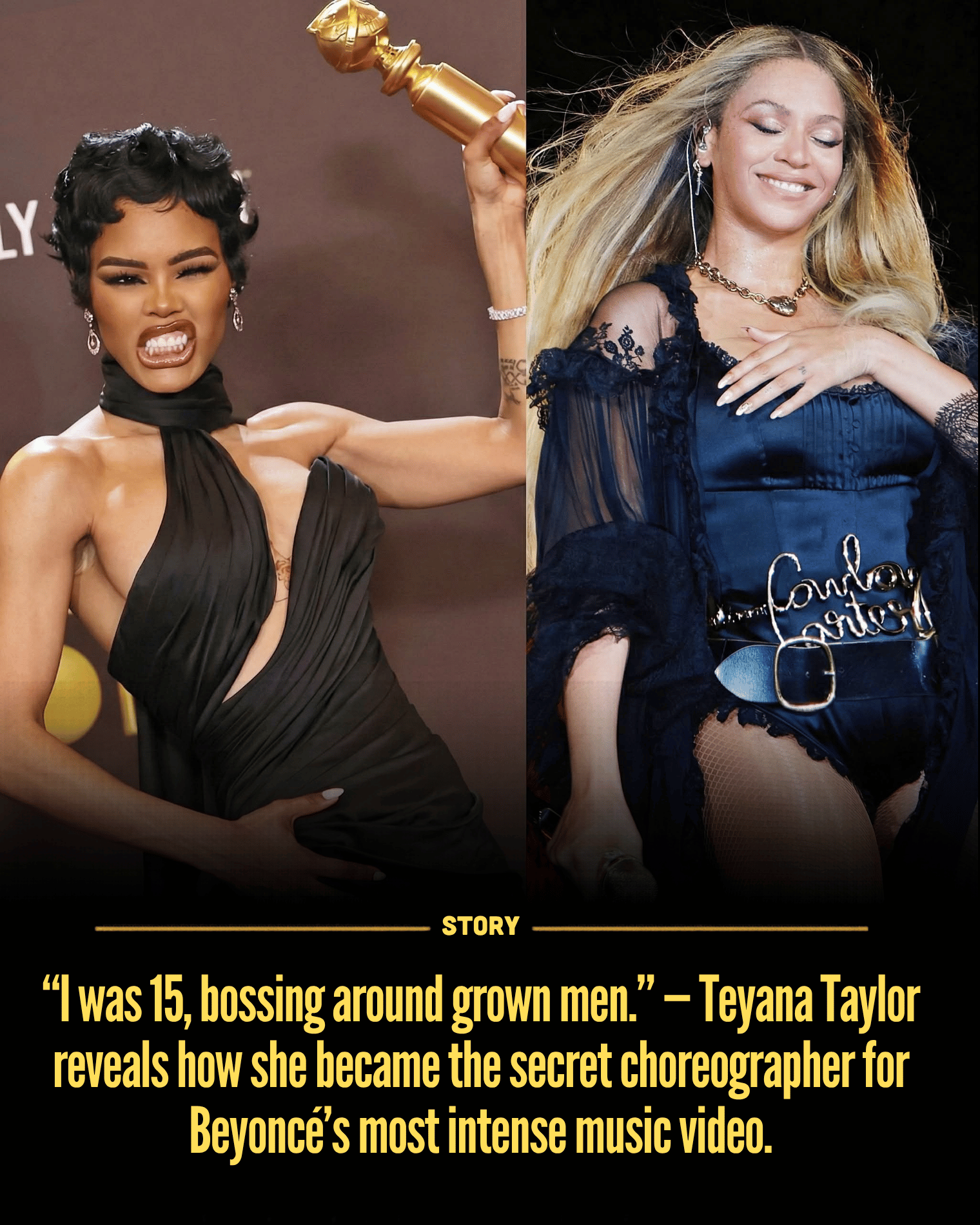 “I was 15, bossing around grown men.” — Teyana Taylor reveals how she became the secret choreographer for Beyoncé’s most intense music video.