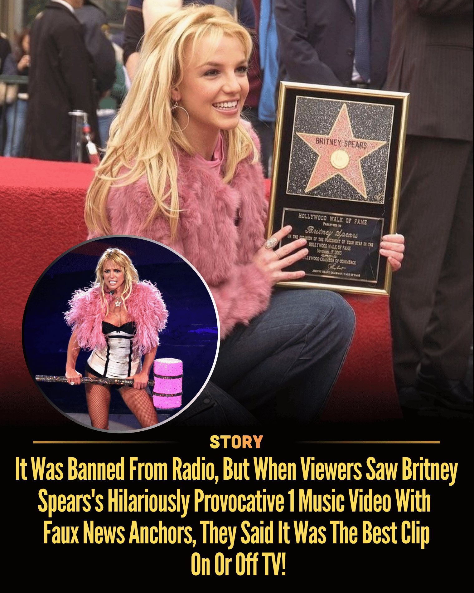 It Was Banned From Radio, But When Viewers Saw Britney Spears’s Hilariously Provocative 1 Music Video With Faux News Anchors, They Said It Was The Best Clip On Or Off TV!