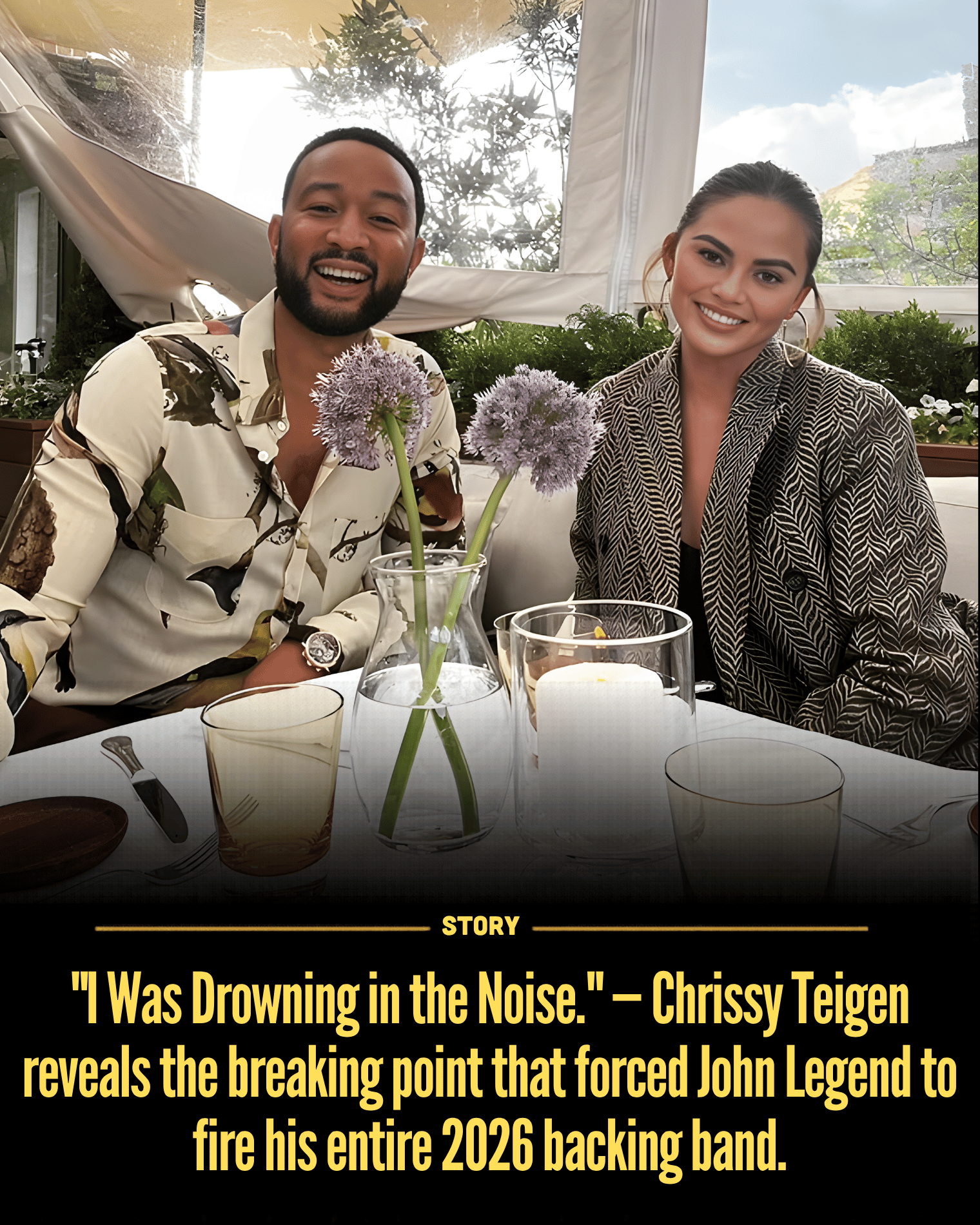 “I Was Drowning in the Noise.” — Chrissy Teigen reveals the breaking point that forced John Legend to fire his entire 2026 backing band.