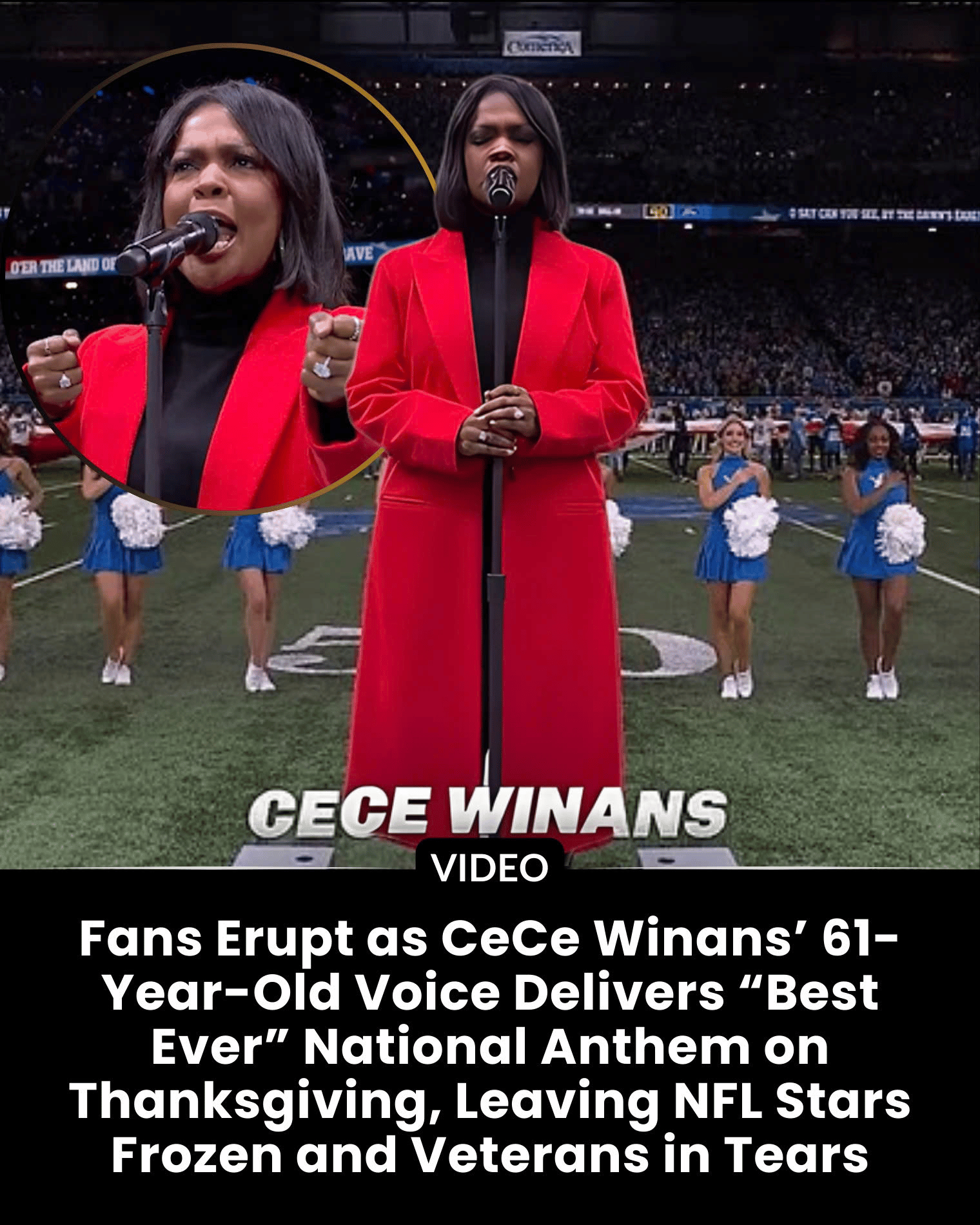 CeCe Winans Stuns Ford Field with ‘Best Ever’ National Anthem, Super Bowl Calls Erupt