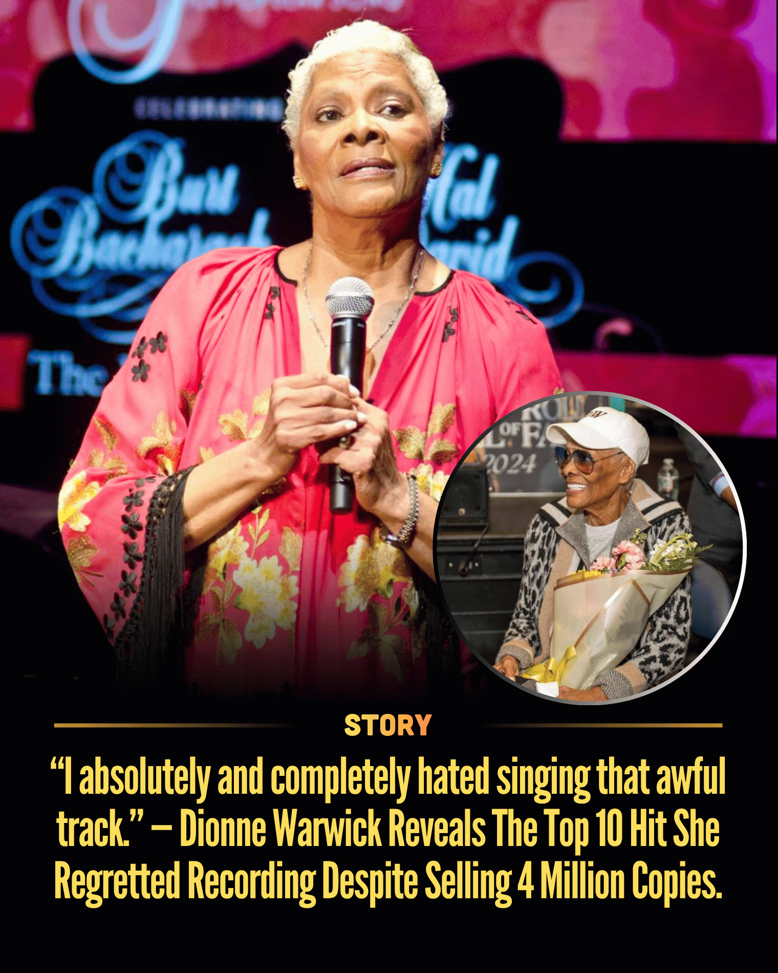 “I absolutely and completely hated singing that awful track.” — Dionne Warwick Reveals The Top 10 Hit She Regretted Recording Despite Selling 4 Million Copies.