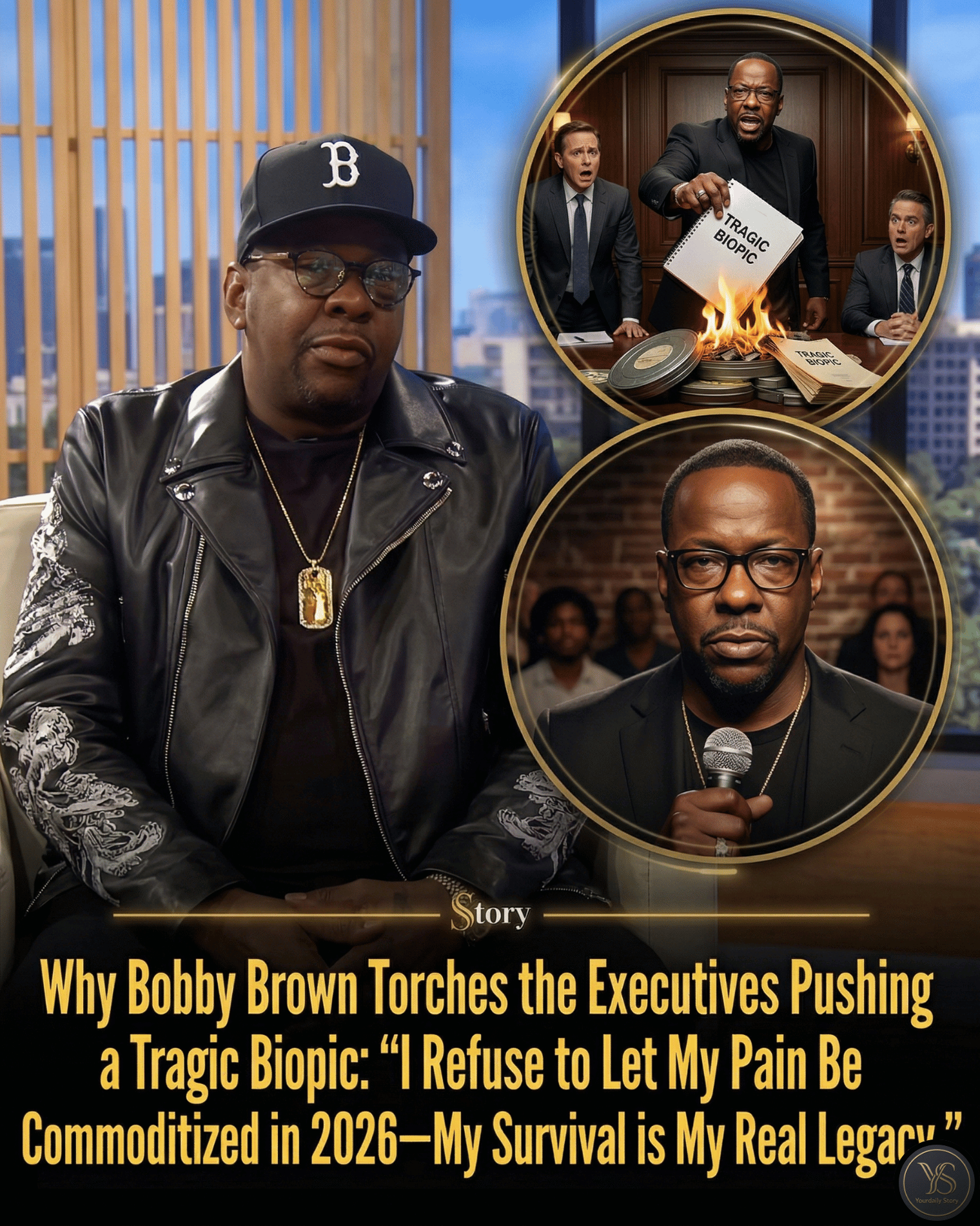 Why Bobby Brown Torches the Executives Pushing a Tragic Biopic: “I Refuse to Let My Pain Be Commoditized in 2026—My Survival is My Real Legacy.”