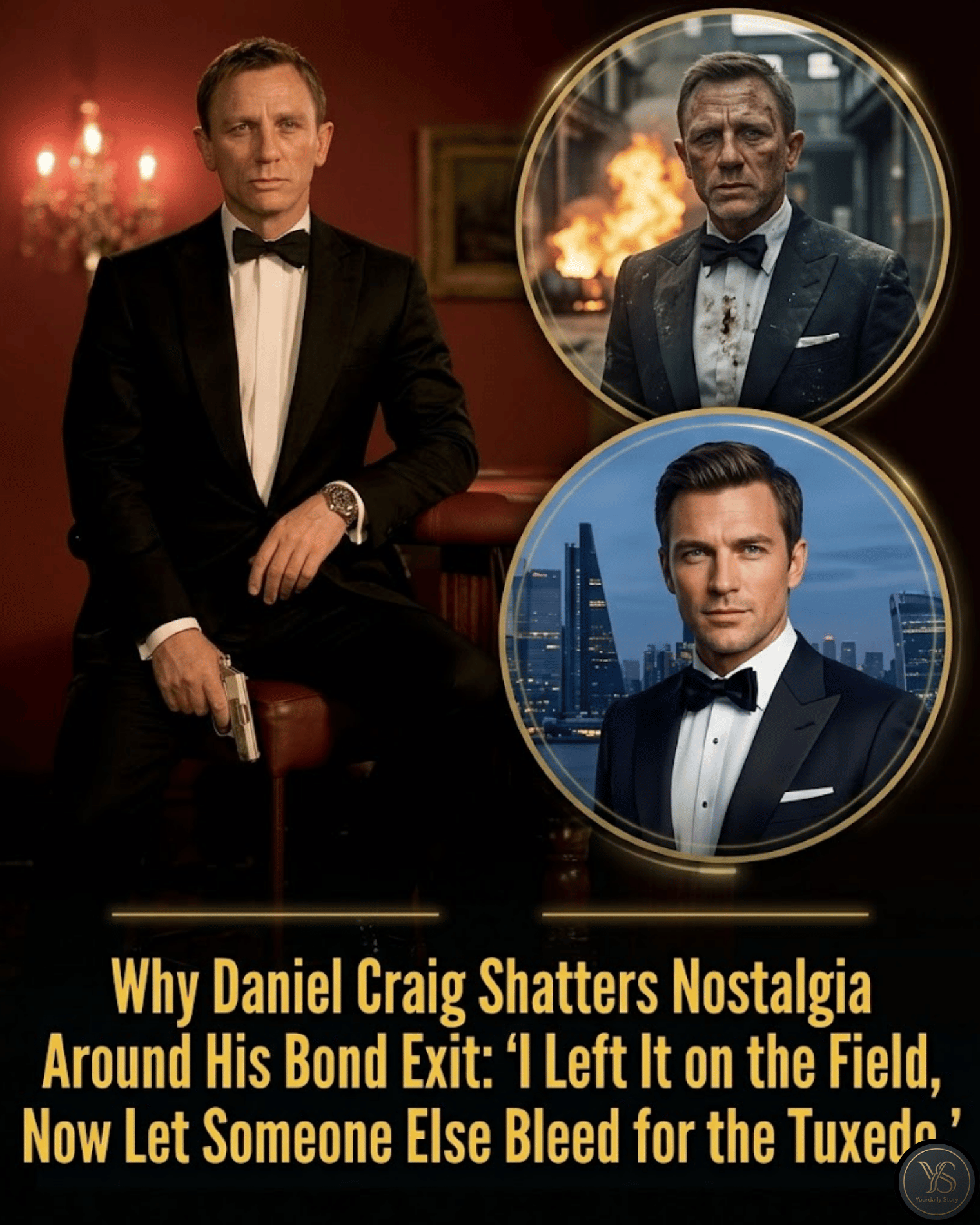 Why Daniel Craig Shatters Nostalgia Around His Bond Exit: “I Left It on the Field, Now Let Someone Else Bleed for the Tuxedo.”