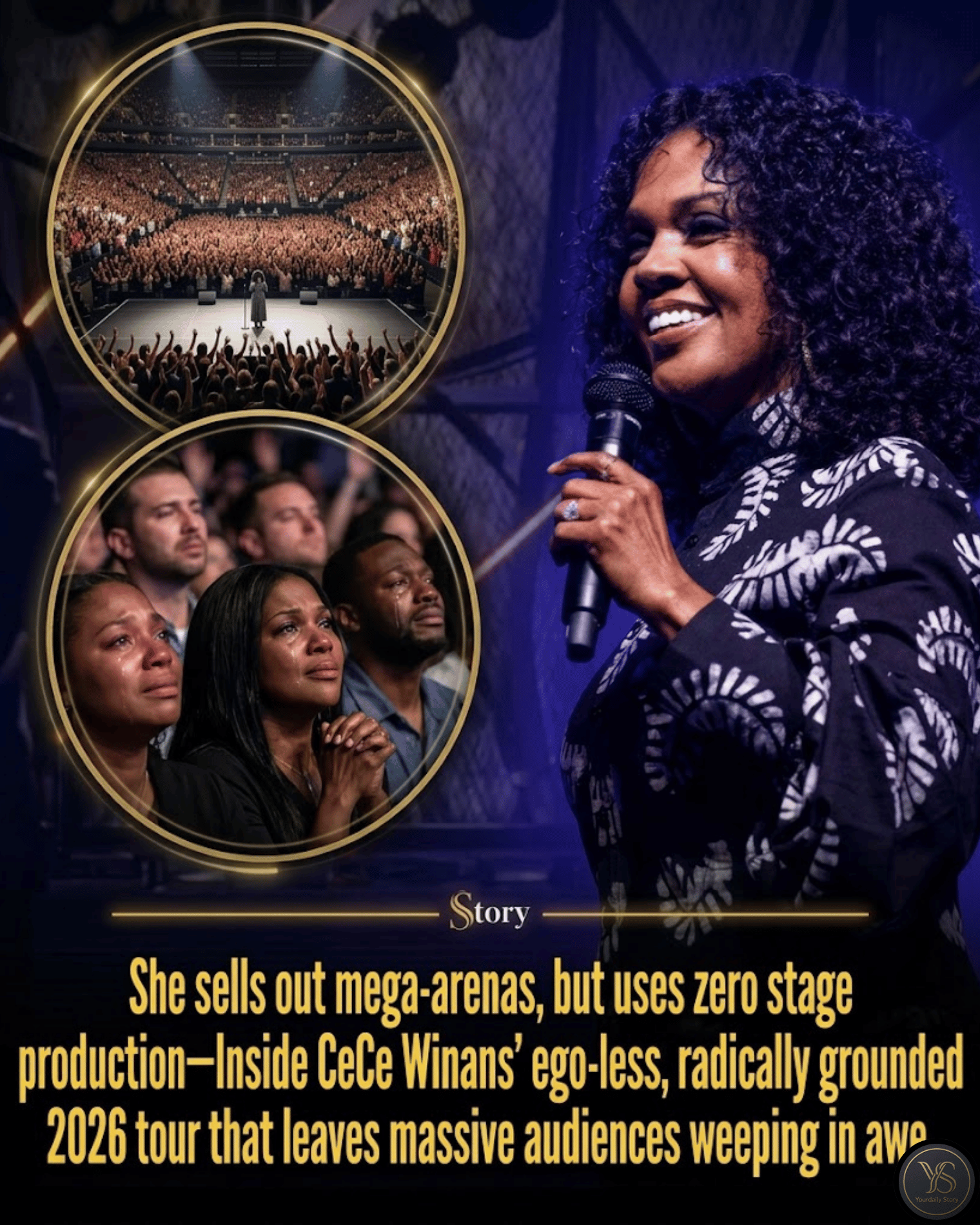 She sells out mega-arenas, but uses zero stage production—Inside CeCe Winans’ ego-less, radically grounded 2026 tour that leaves massive audiences weeping in awe.