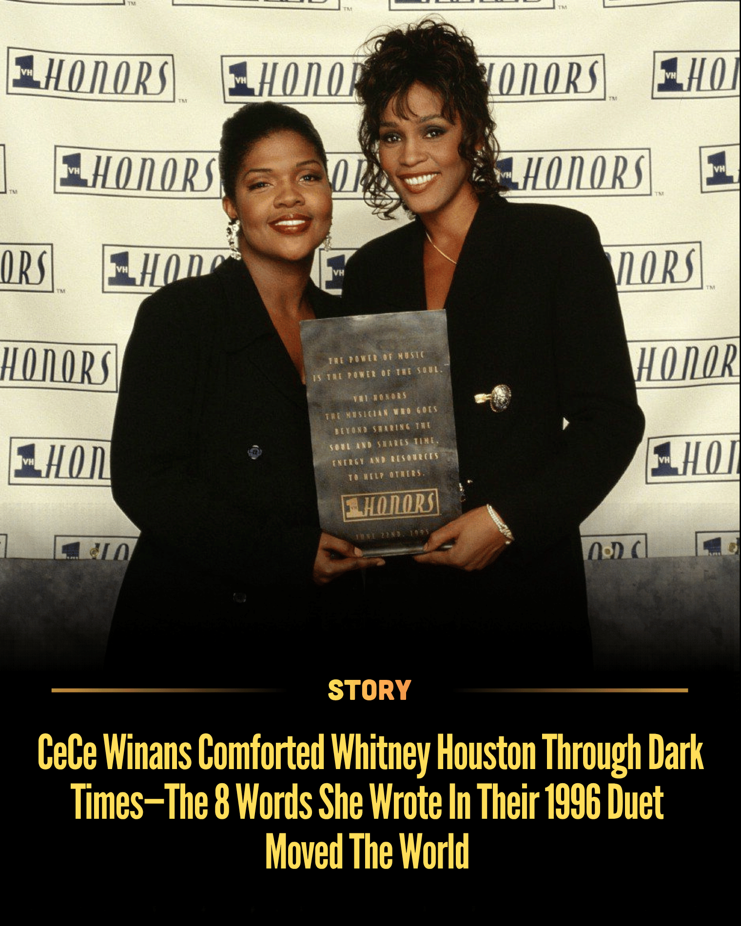 CeCe Winans Comforted Whitney Houston Through Dark Times—The 8 Words She Wrote In Their 1996 Duet Moved The World