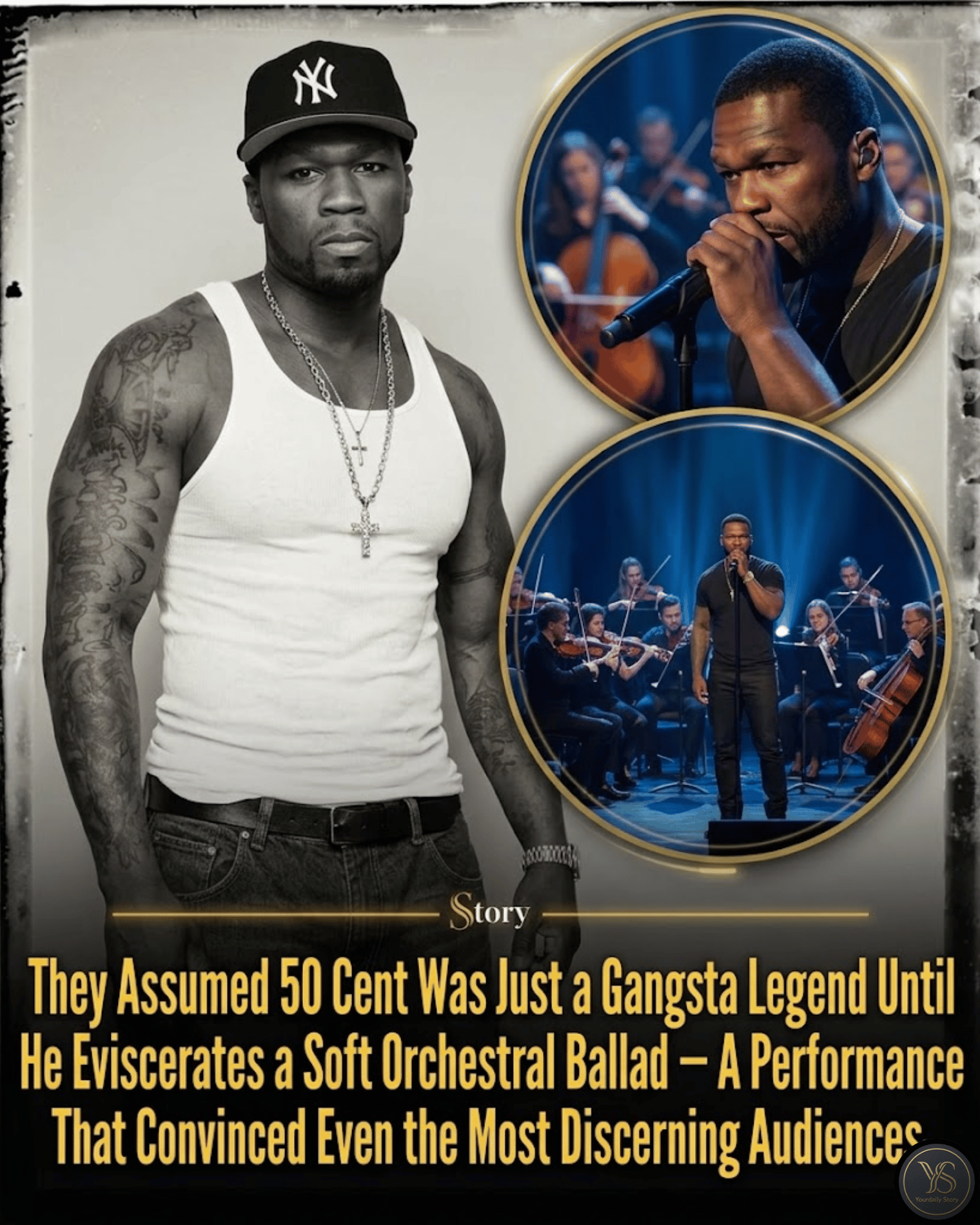 They Assumed 50 Cent Was Just a Gangsta Legend Until He Eviscerates a Soft Orchestral Ballad — A Performance That Convinced Even the Most Discerning Audiences.